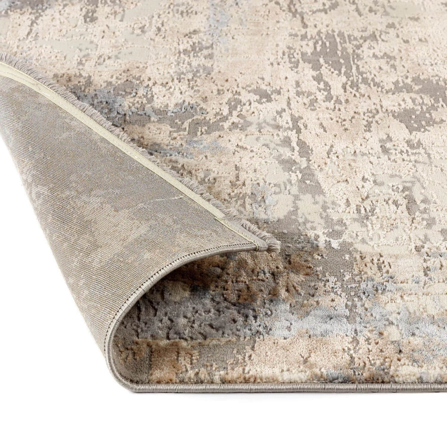 Cosimo Beige/Grey Distressed Modern Rug - PN Home