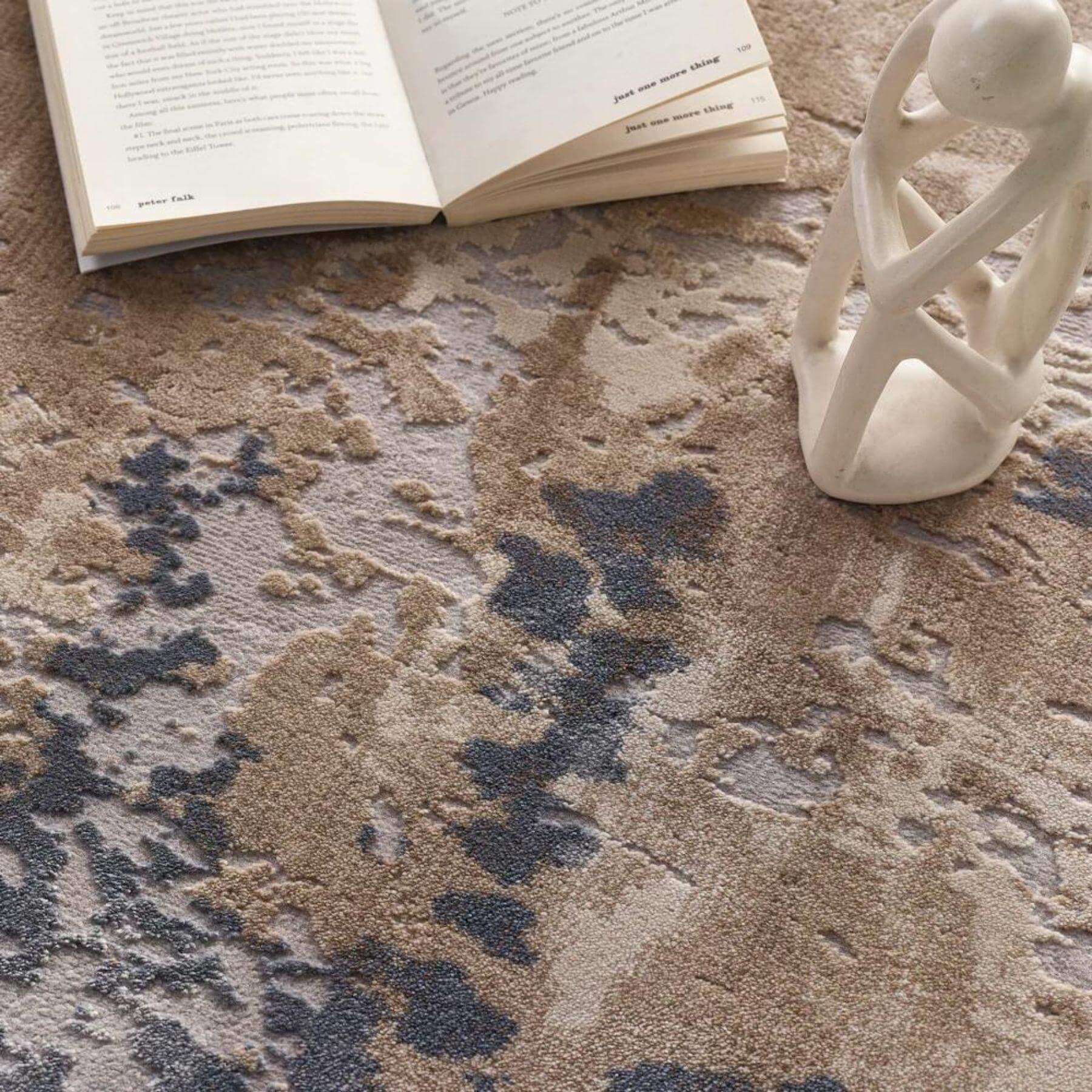 Cosimo Beige/Grey Distressed Modern Rug - PN Home