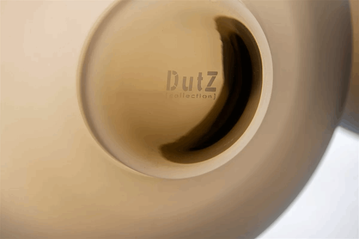 Decorative RIEKY Glass Bowl - BEIGE by DutZ - PN Home