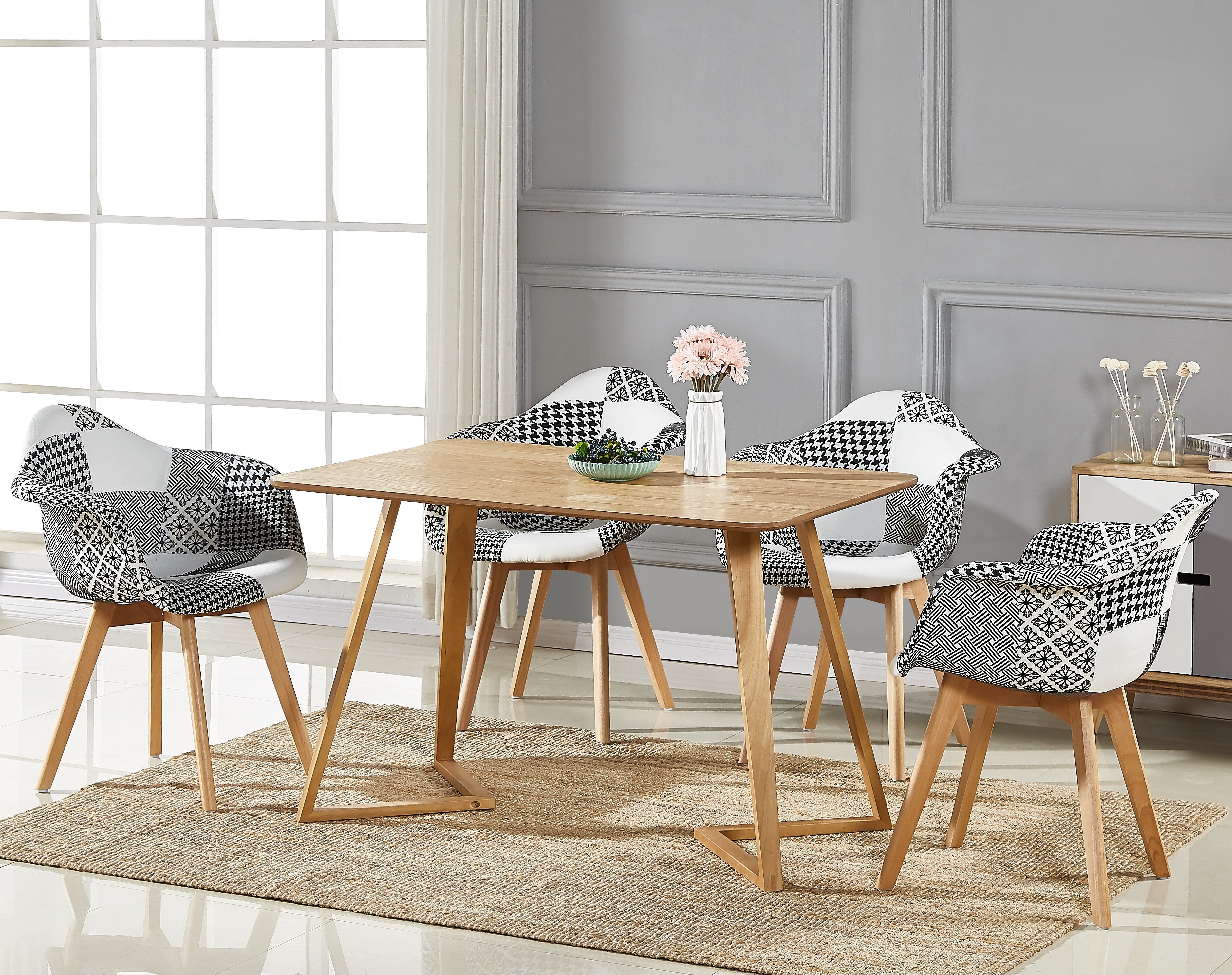Chrono Patchwork Tub Chair - PN Home