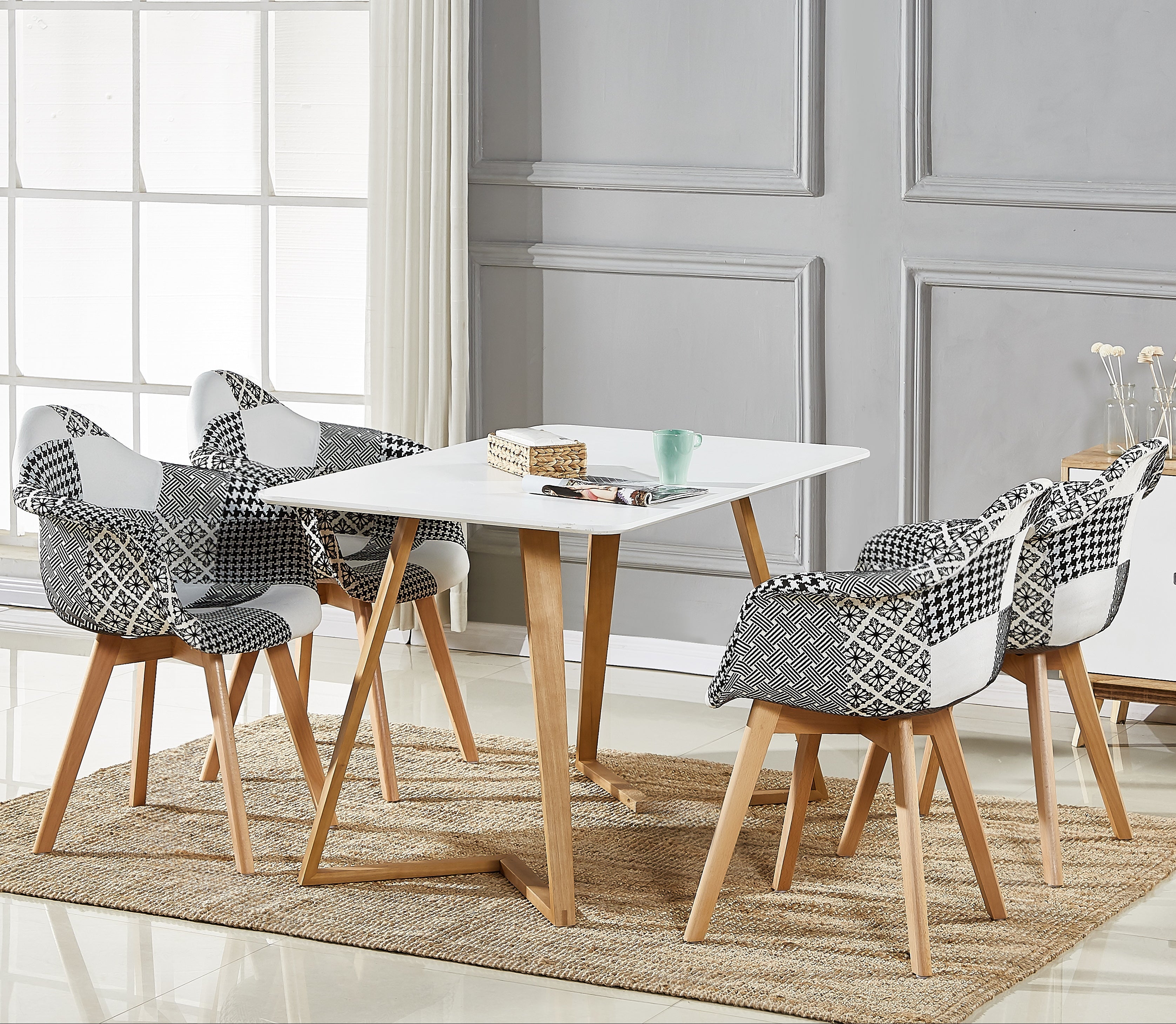 Chrono Patchwork Tub Chair - PN Home