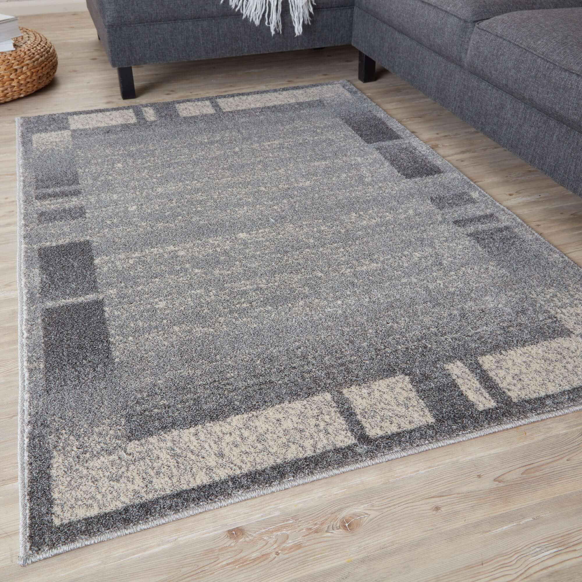 Ephesus Grey Cream Rug | 7438GC - PN Home
