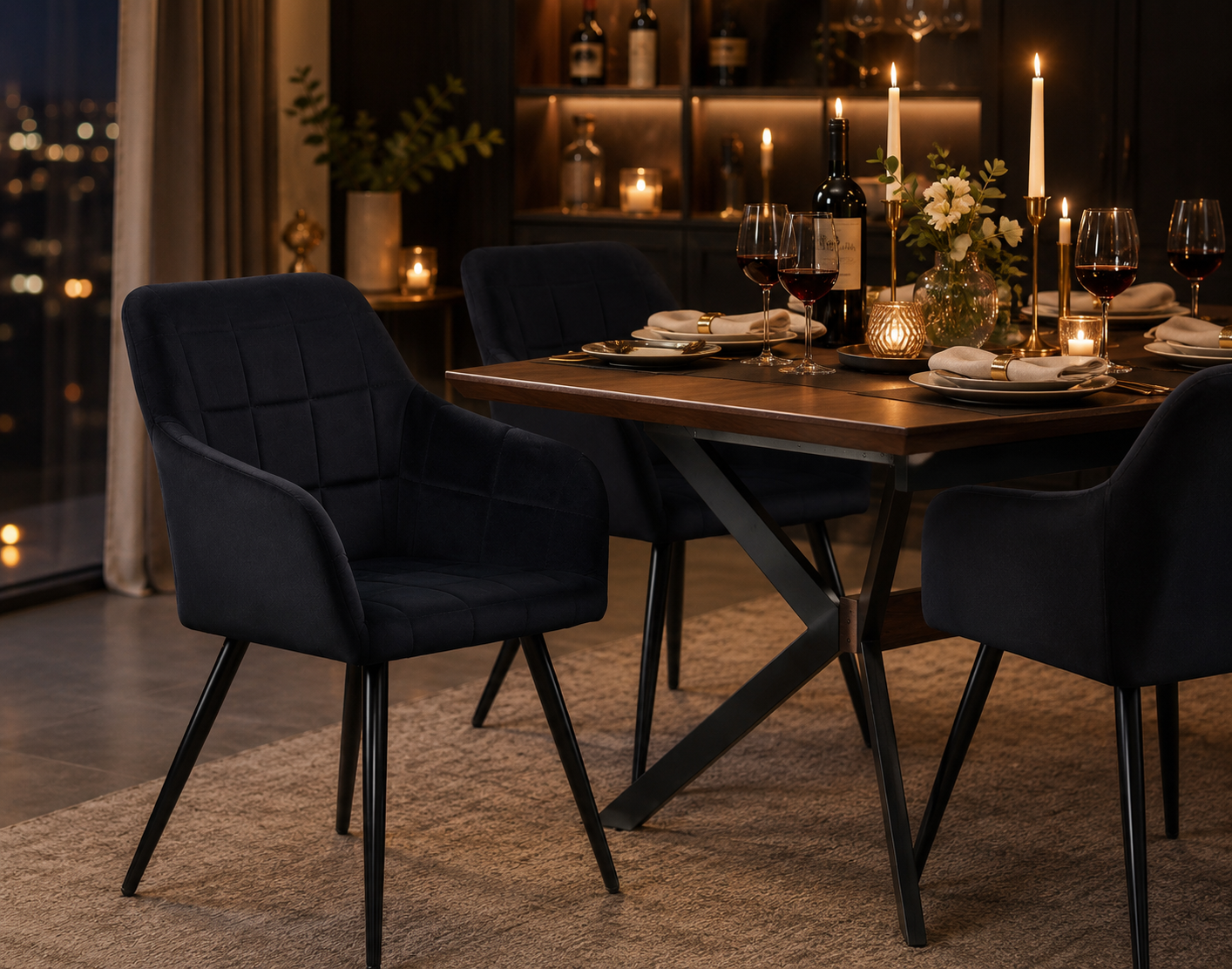 Camden Velvet Dining Chair
