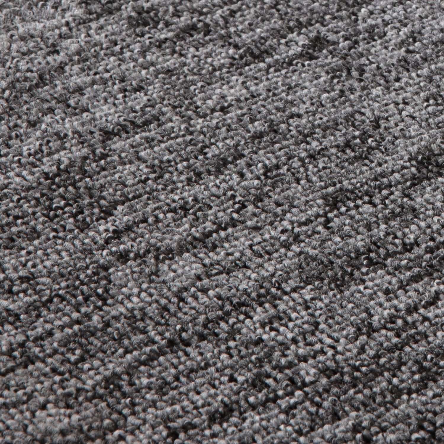 Flex Grey Low Pile Solid Rug - PN Home