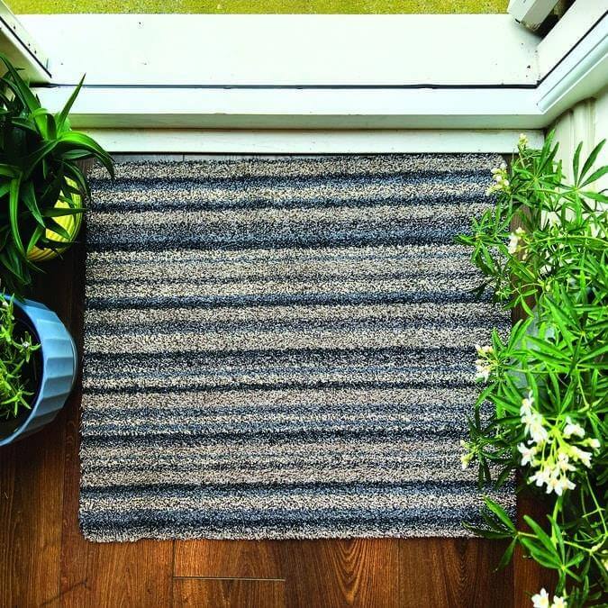 Washable Ribbon Mat in Multicolour - PN Home
