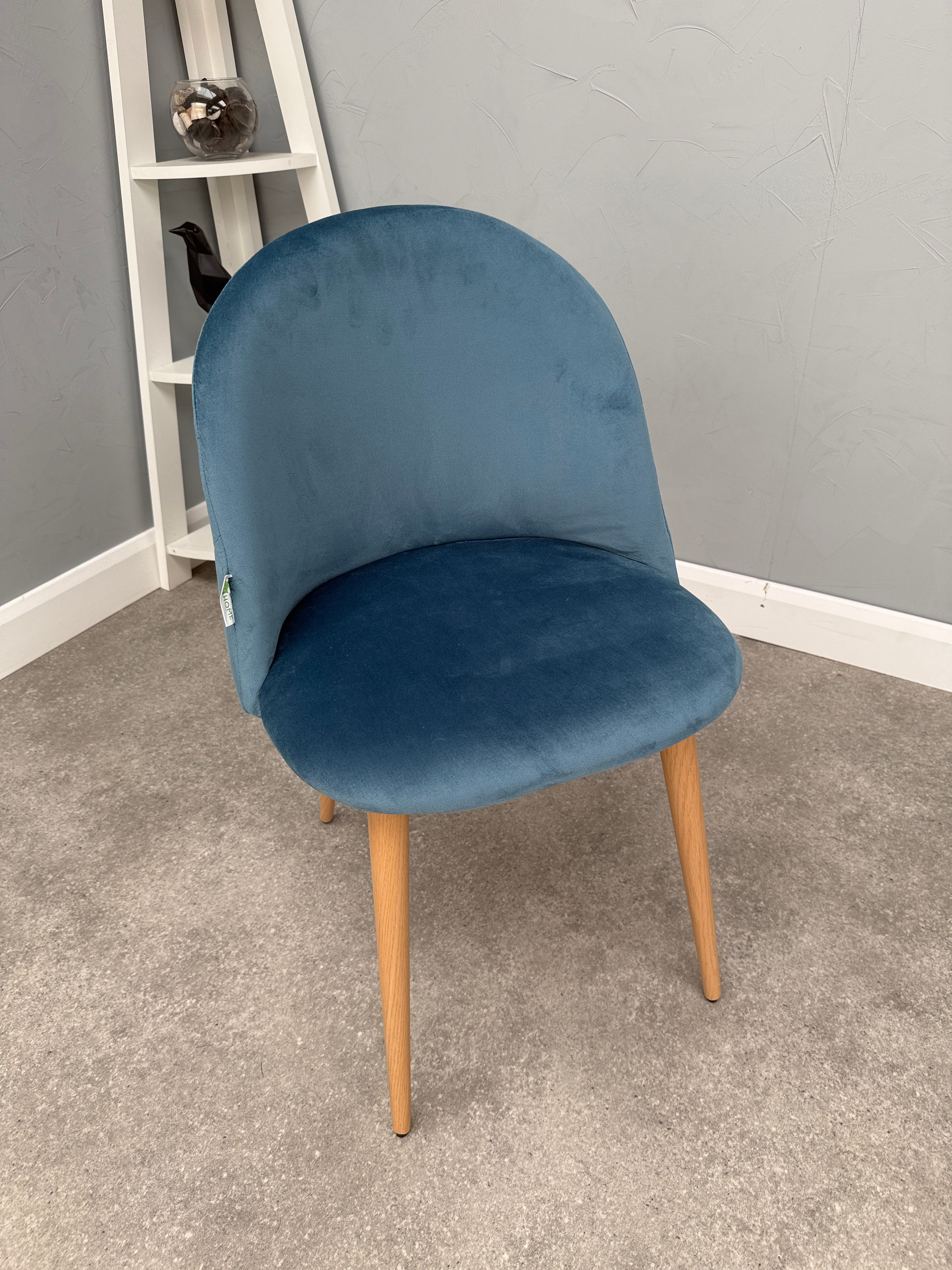 Lucia Chair - Blue Velvet