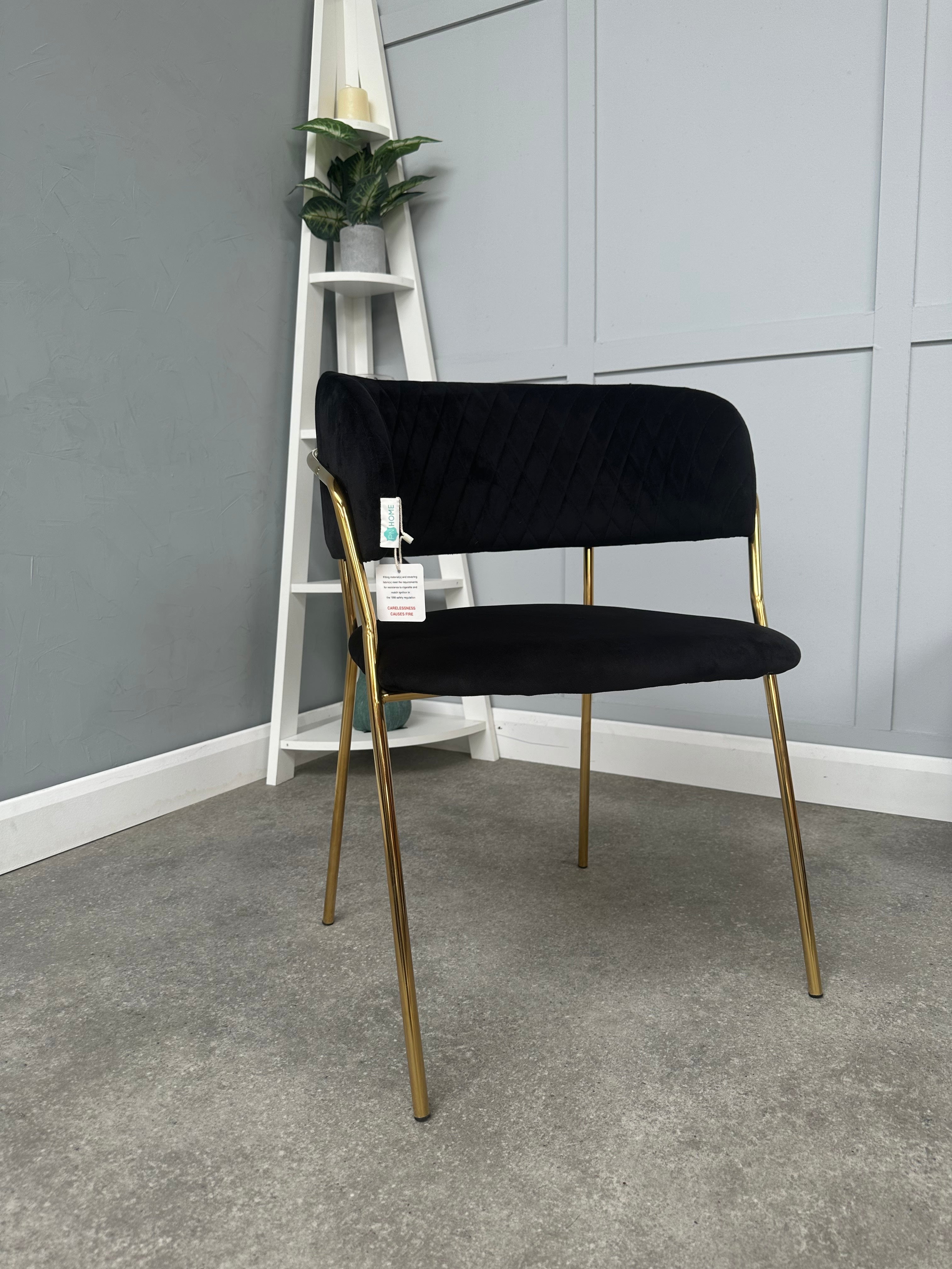 Atarah LUX Dining Chair - Black