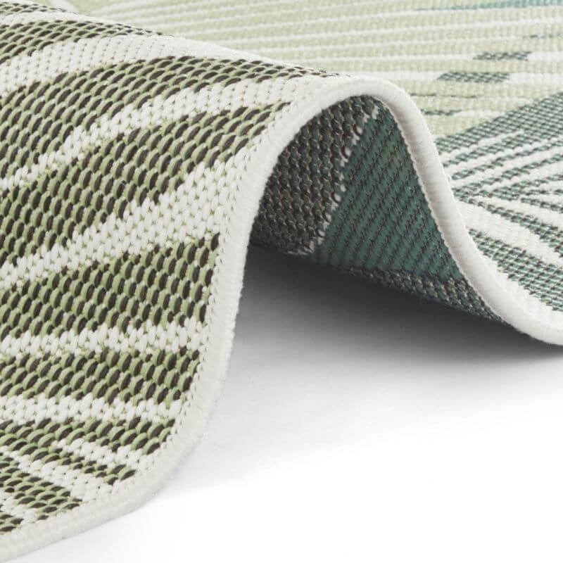 Indoor Outdoor Vai Green Rug – Floral Design - PN Home