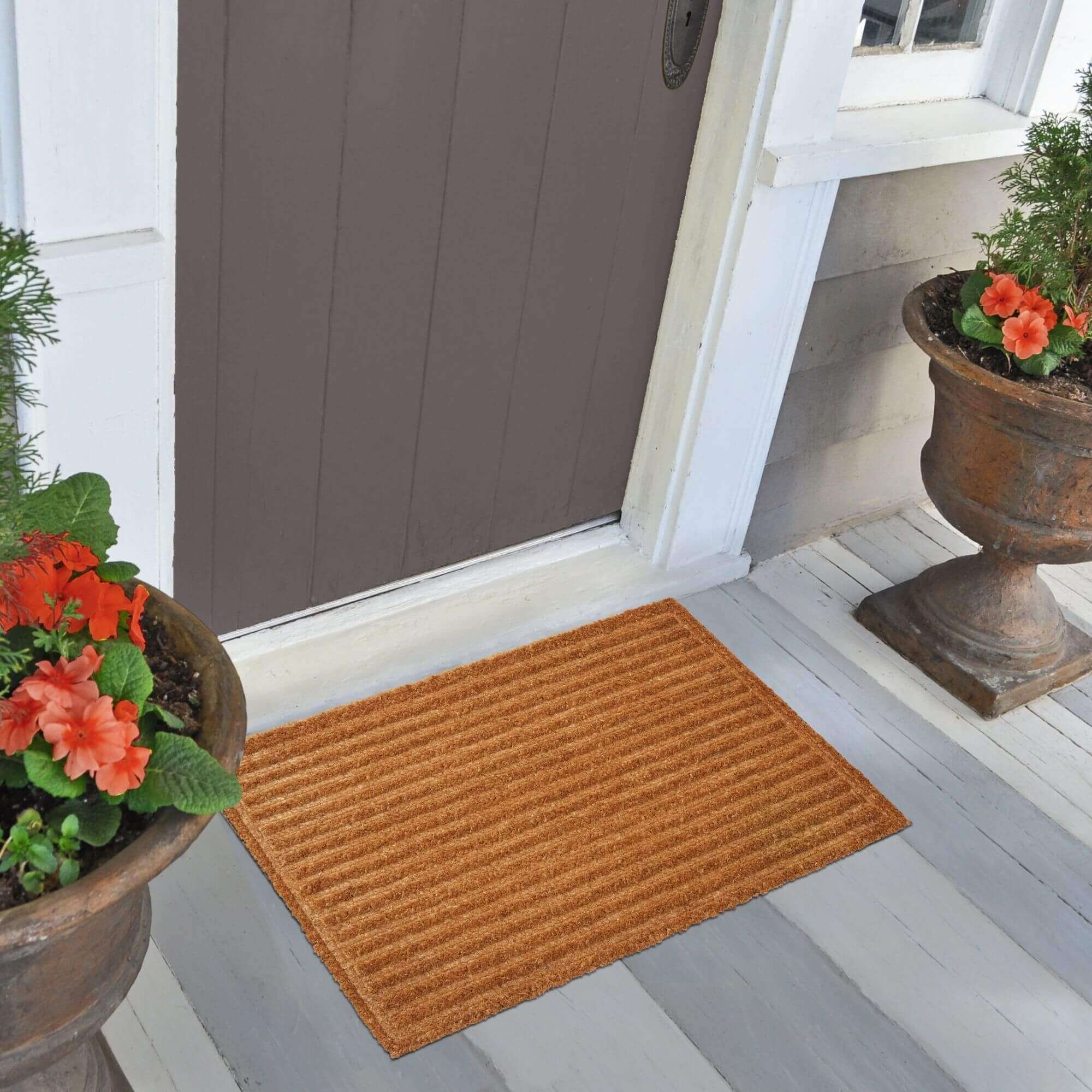 Coir Striped Pressed Mats 40x70 cm | 137 - PN Home