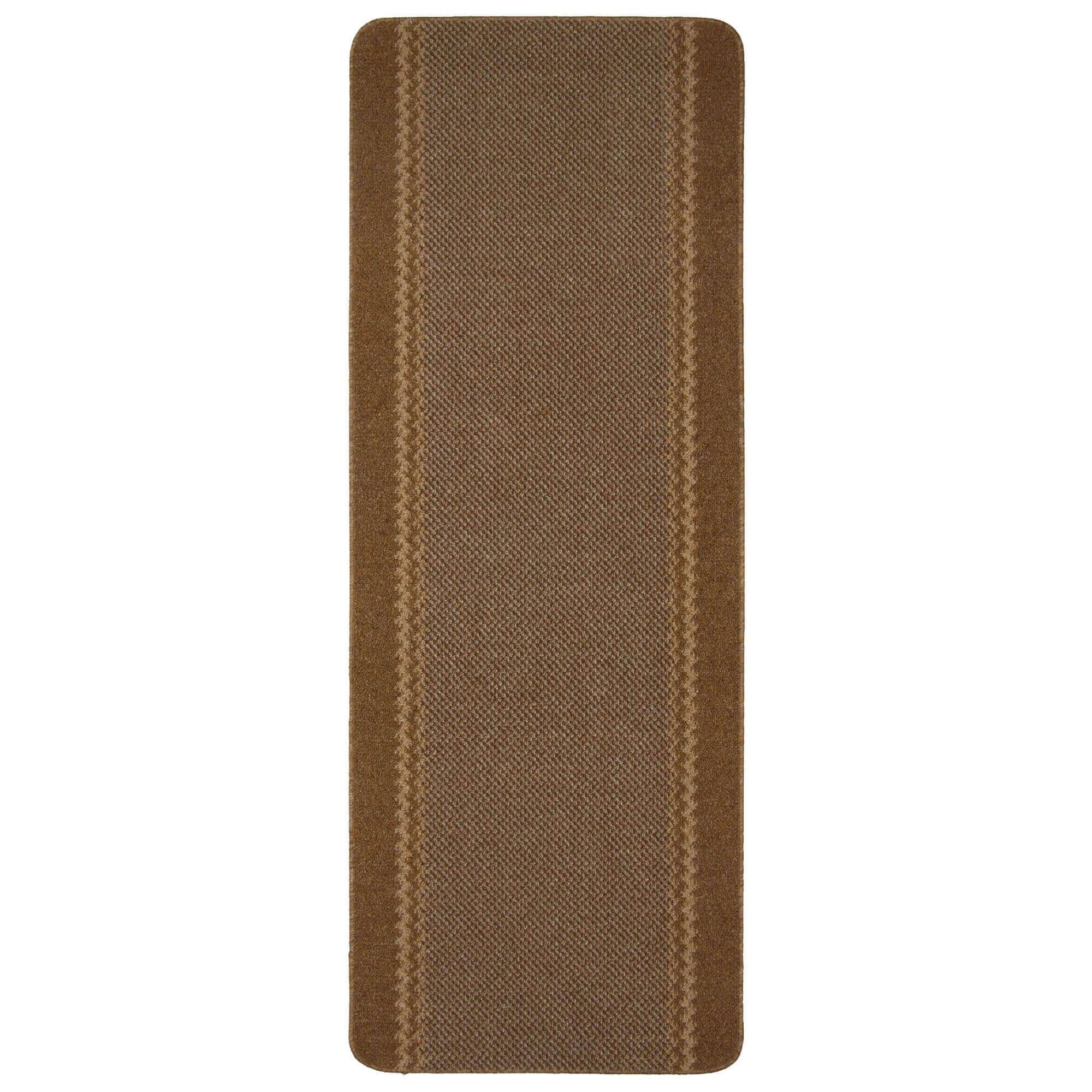 Washable Bordered Brown Rug | 116Br - PN Home