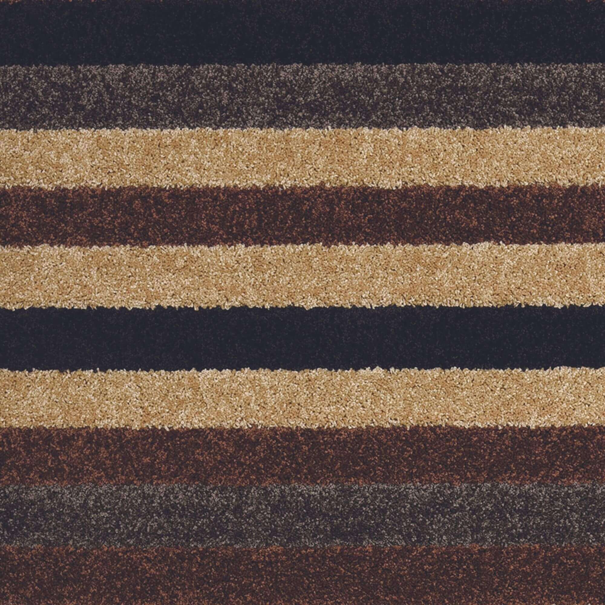 Linea Striped Caramel Washable Rug - PN Home