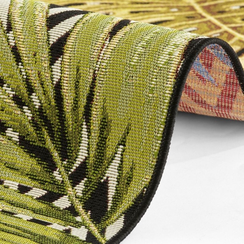 Indoor-Outdoor Leaves Rug - PN Home