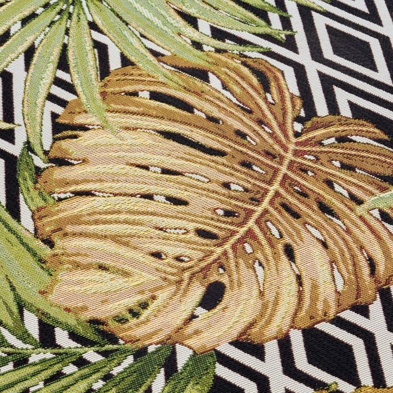 Indoor-Outdoor Leaves Rug - PN Home