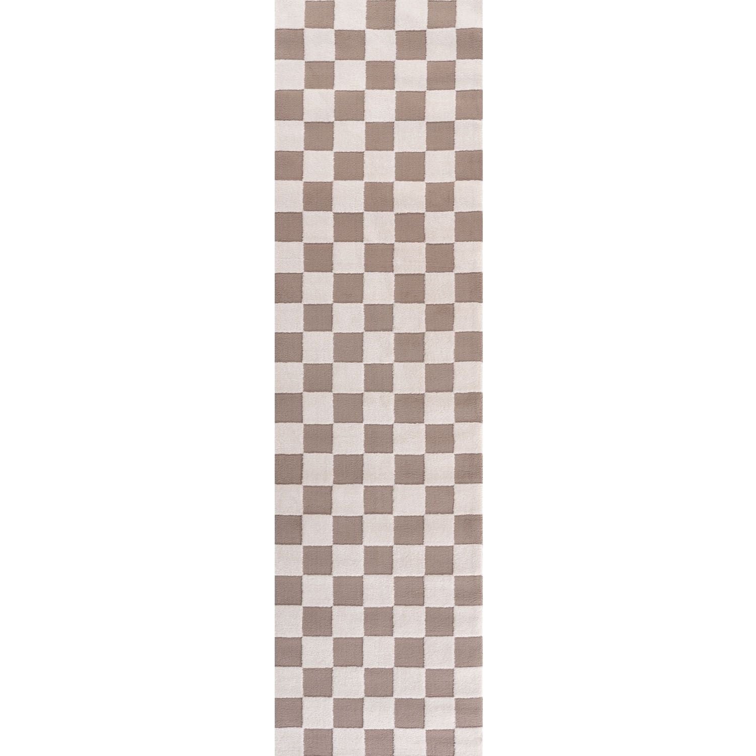 Loft Checkerboard Beige Rug - PN Home