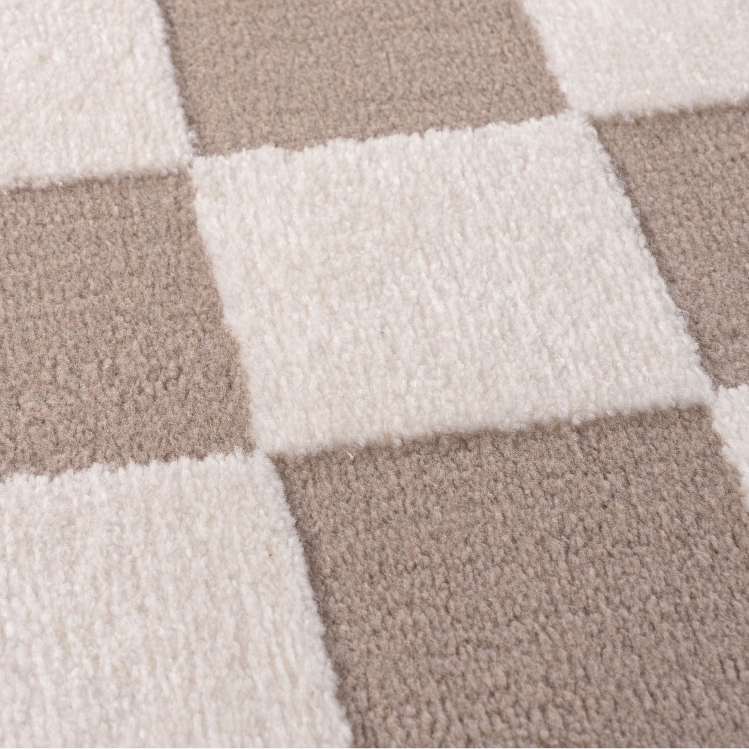 Loft Checkerboard Beige Rug - PN Home