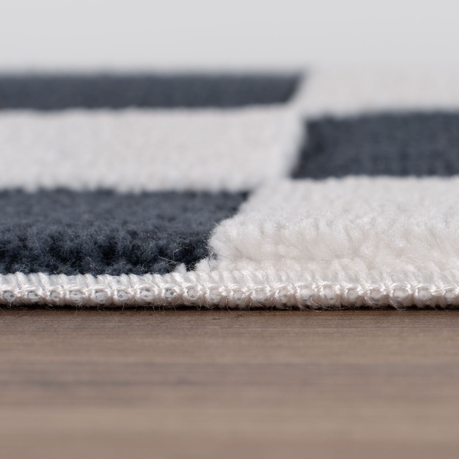 Loft Checkerboard Blue Rug - PN Home