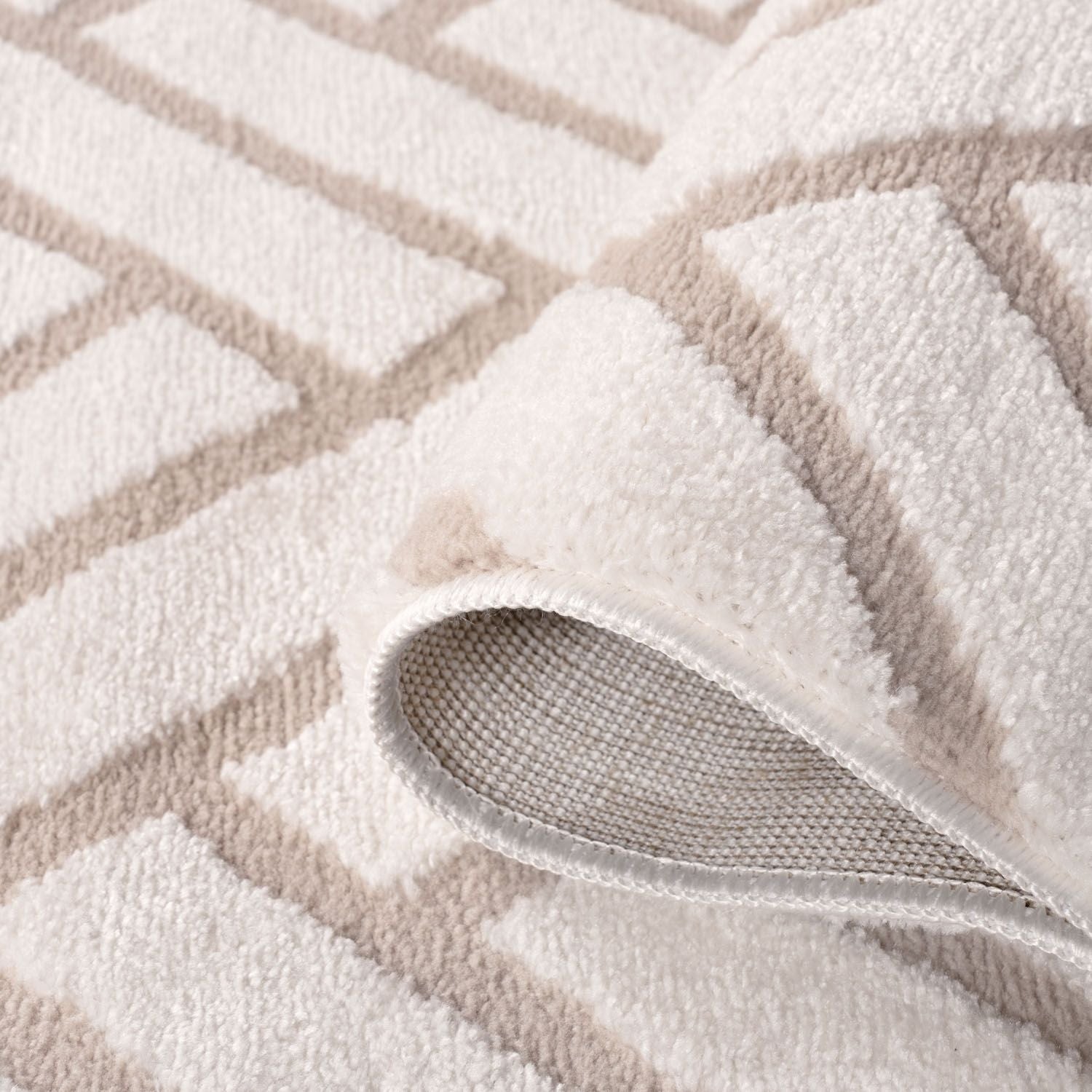 Loft Chevron Beige Rug - PN Home