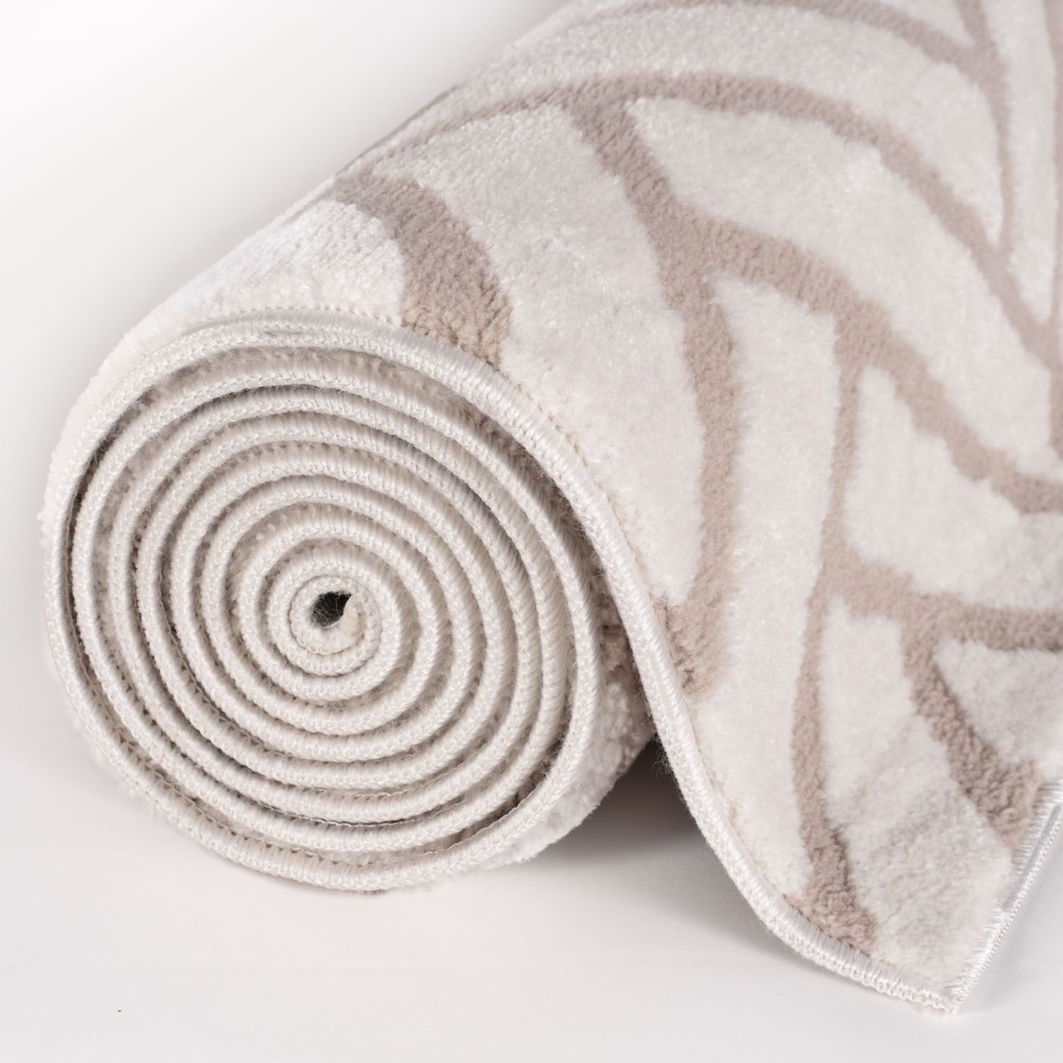 Loft Chevron Beige Rug - PN Home