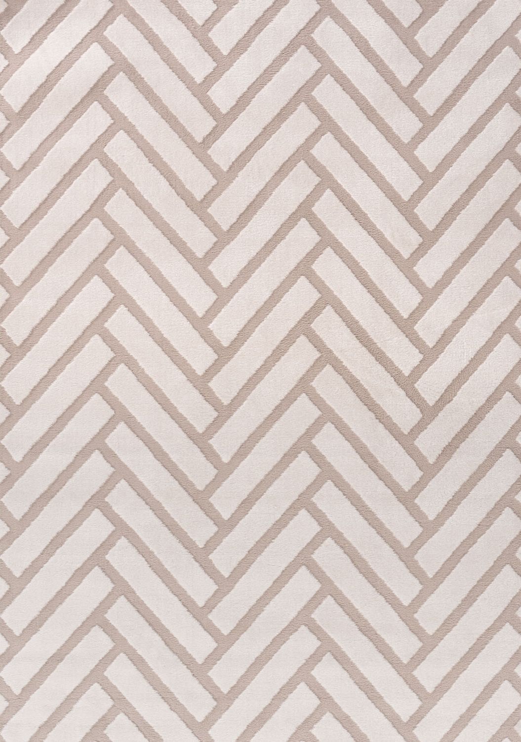 Loft Chevron Beige Rug - PN Home