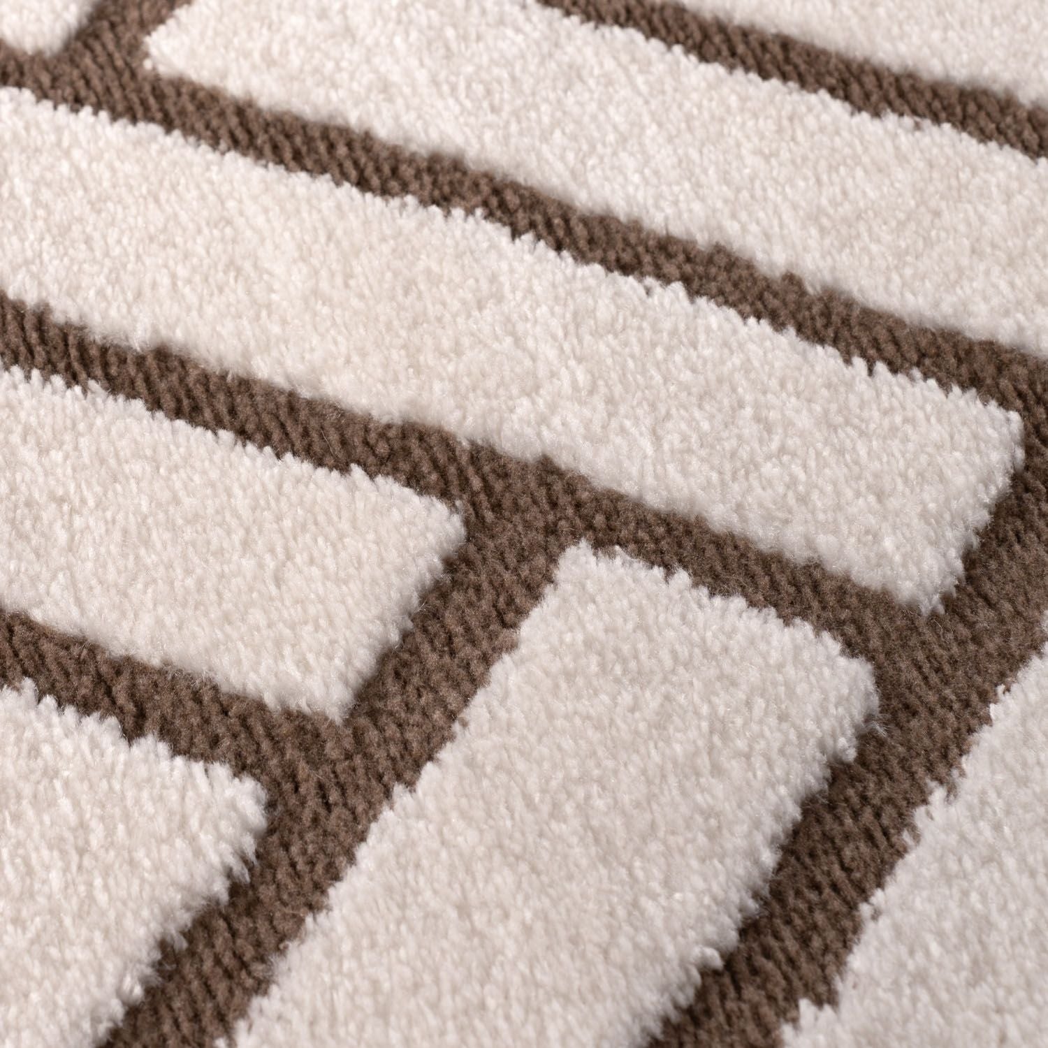 Loft Chevron Brown Rug - PN Home