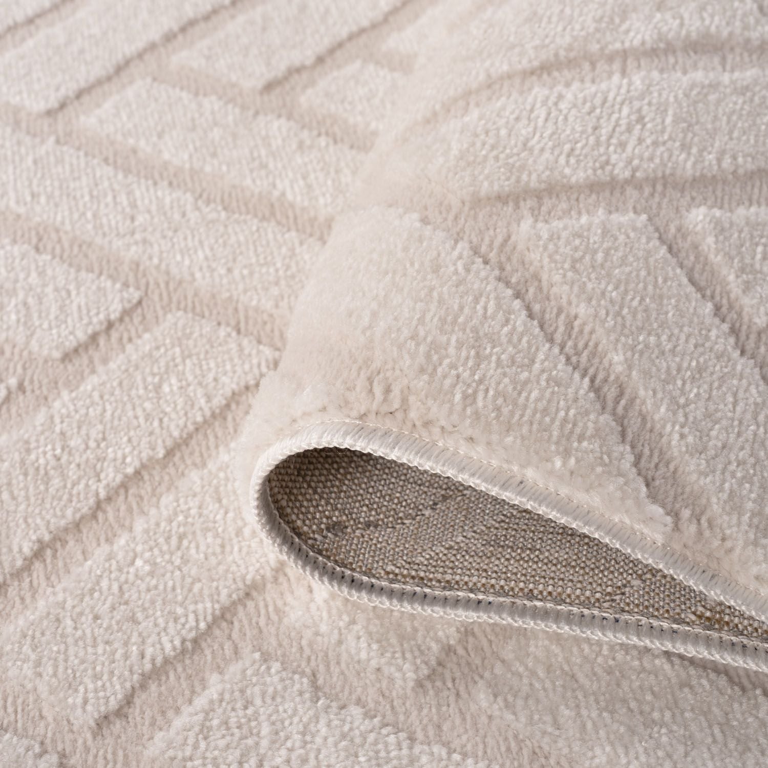 Loft Chevron Cream Rug - PN Home