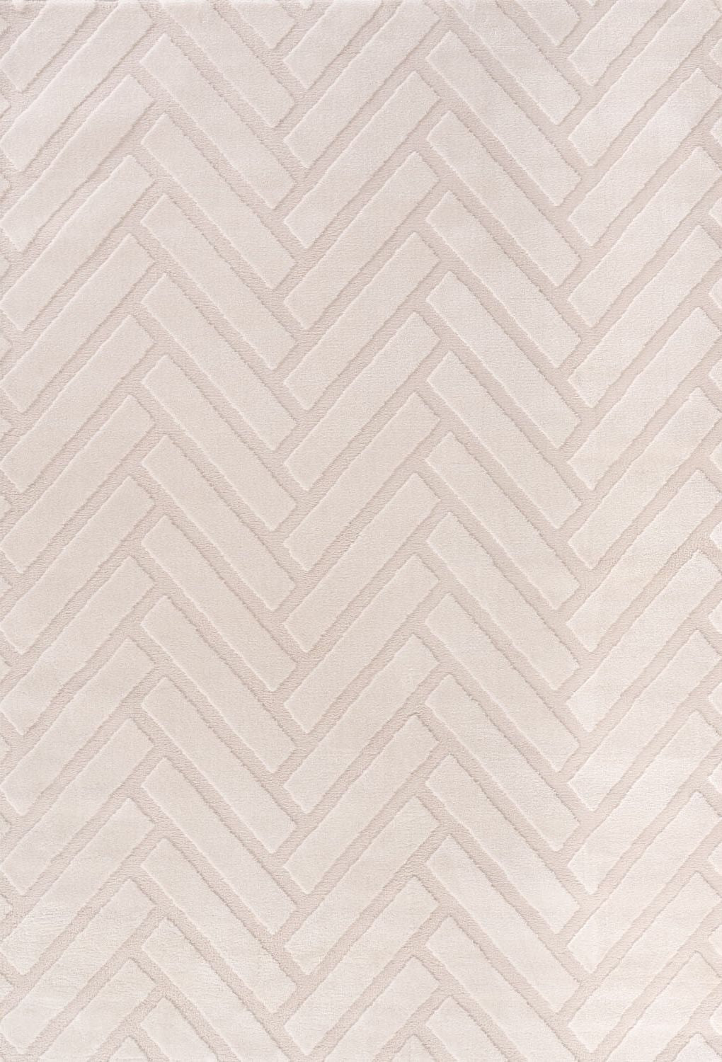 Loft Chevron Cream Rug - PN Home