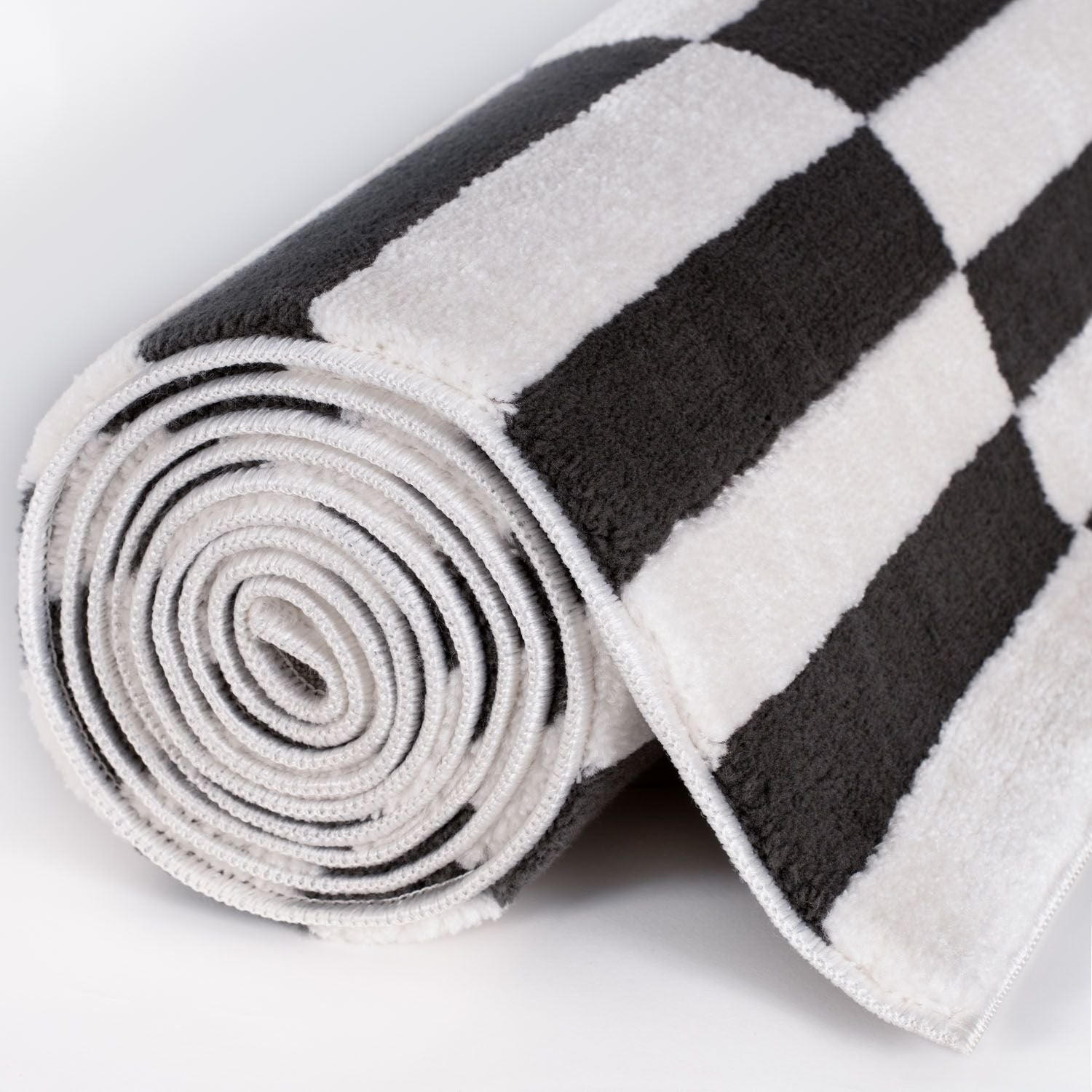 Loft Striped Dark Grey Rug - PN Home