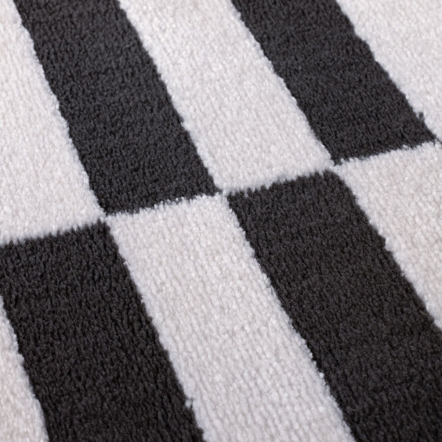 Loft Striped Dark Grey Rug - PN Home