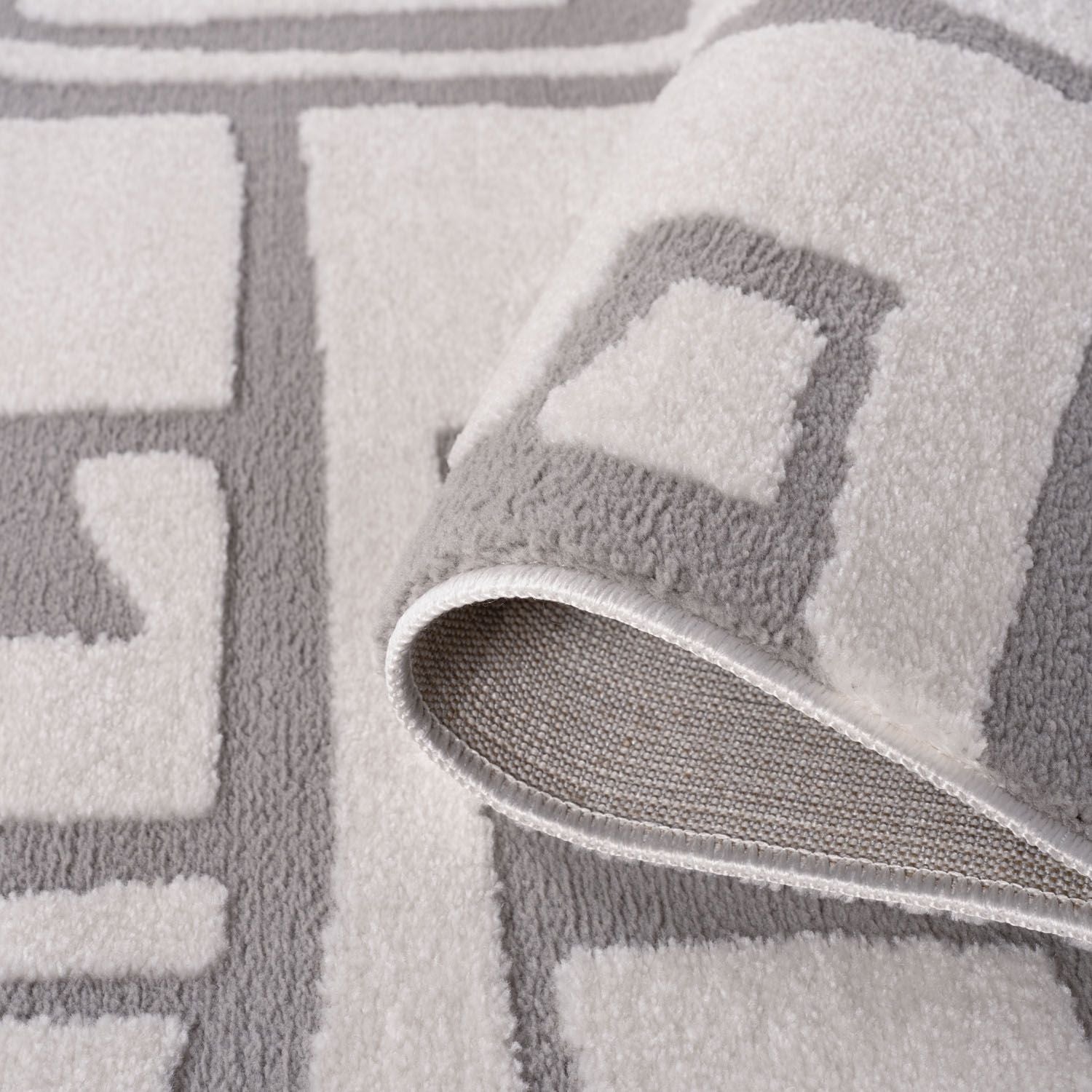 Loft Abstract Grey Rug - PN Home