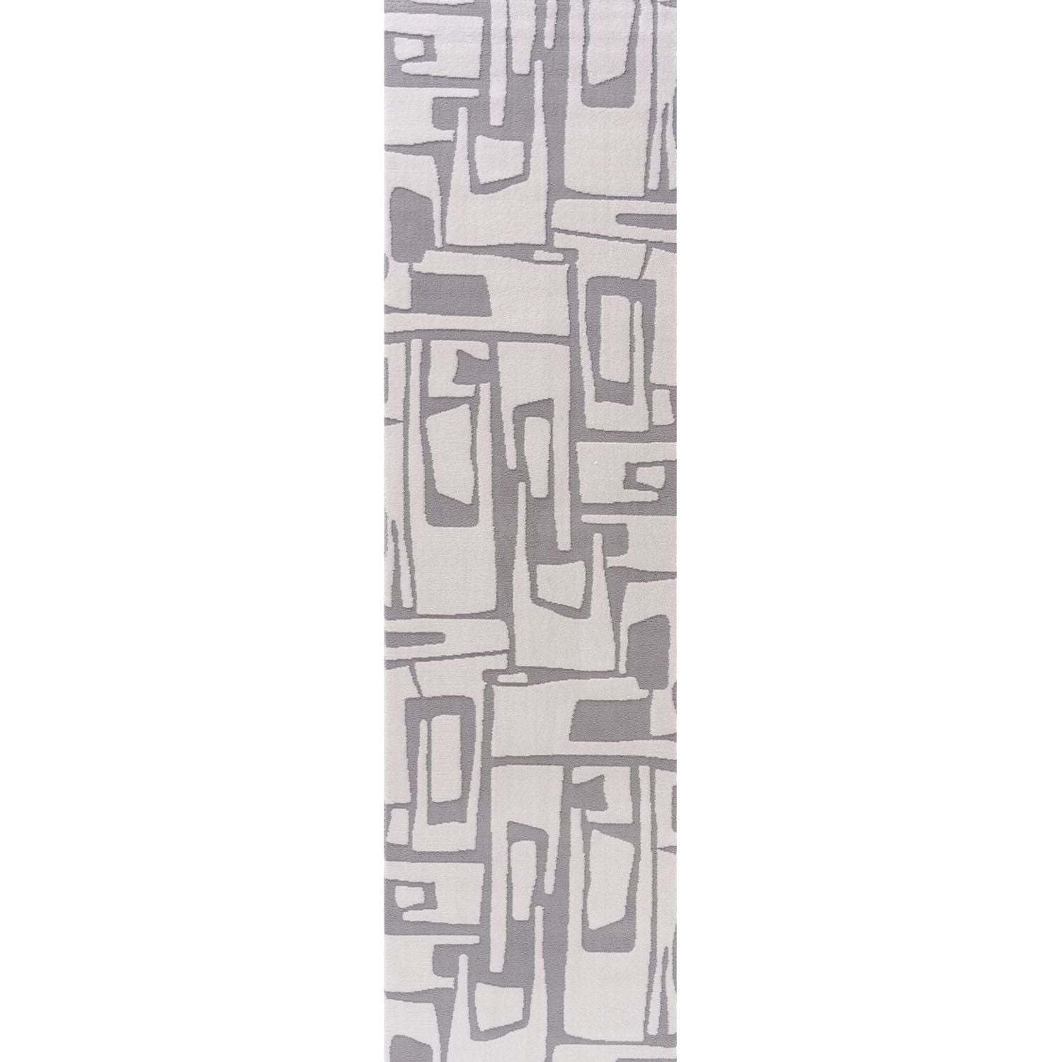 Loft Abstract Grey Rug - PN Home
