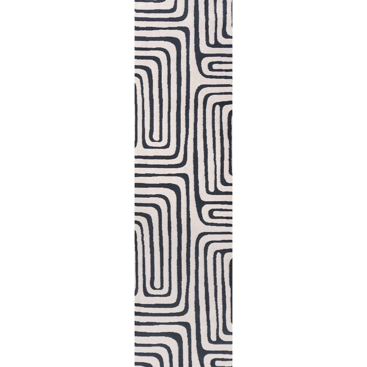 Loft Geometric Blue Rug - PN Home