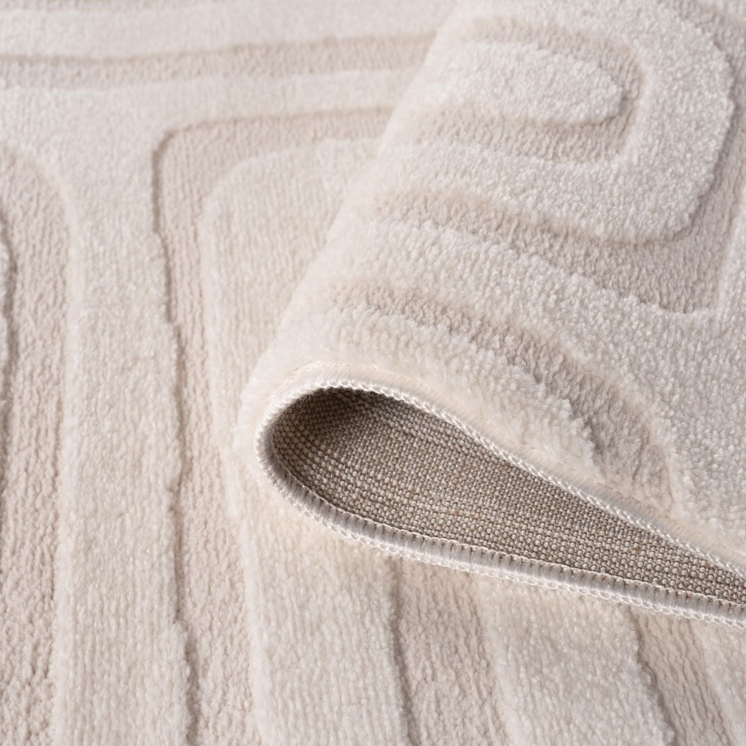 Loft Geometric Cream Rug - PN Home