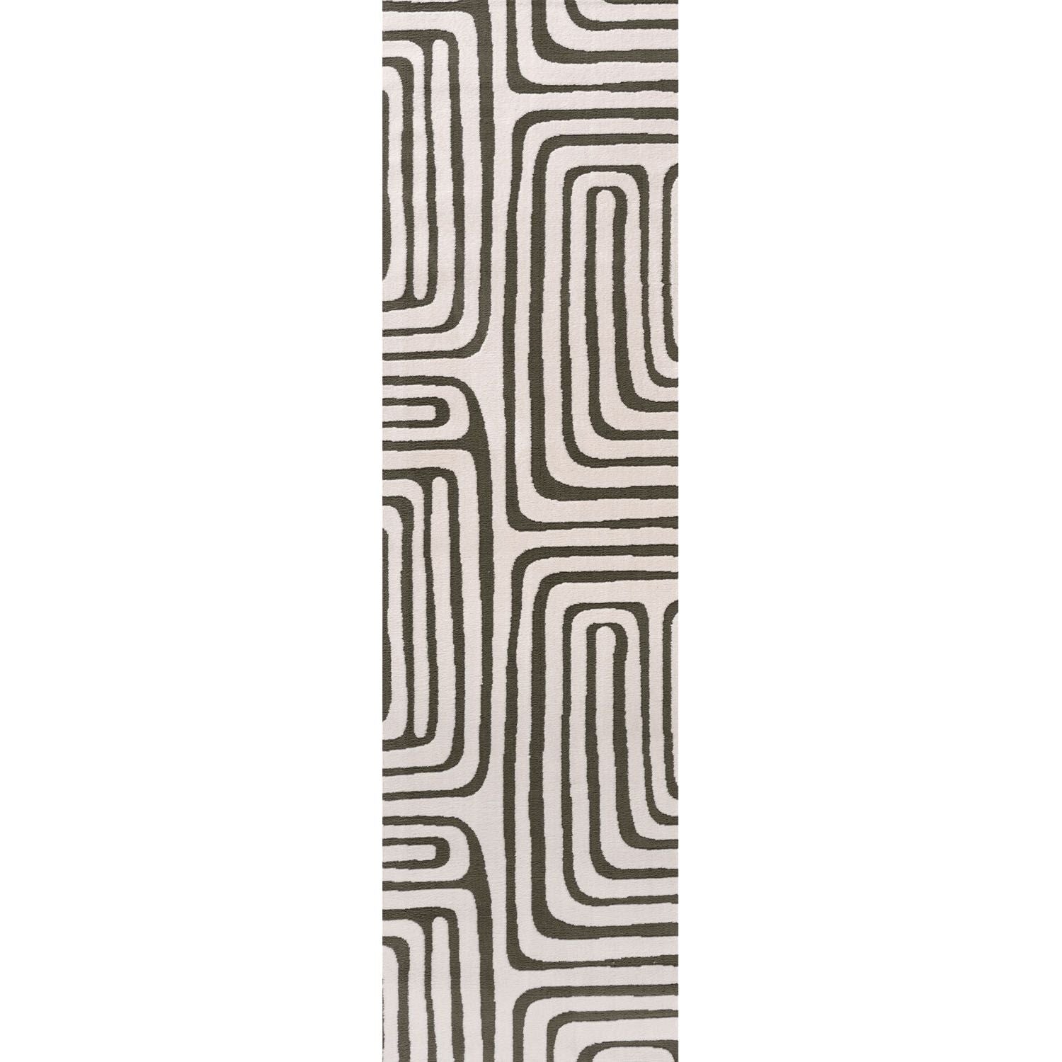 Loft Geometric Green Rug - PN Home