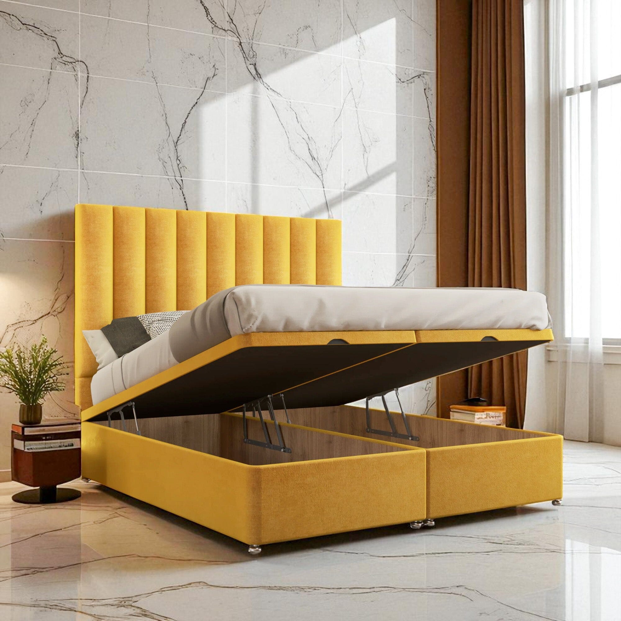Lusso Ottoman Storage Divan Bed Set
