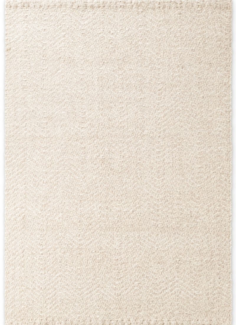 Majoli Natural White Herringbone Wool & Jute Rug - PN Home