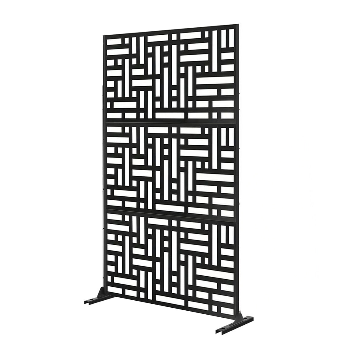 Metal Indoor/Outdoor Privacy Screen 90cm x 180cm - Maze - PN Home