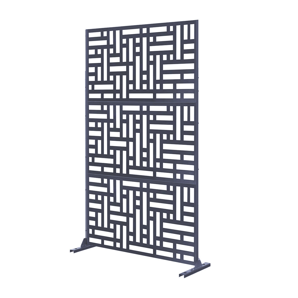 Metal Indoor/Outdoor Privacy Screen 90cm x 180cm - Maze - PN Home