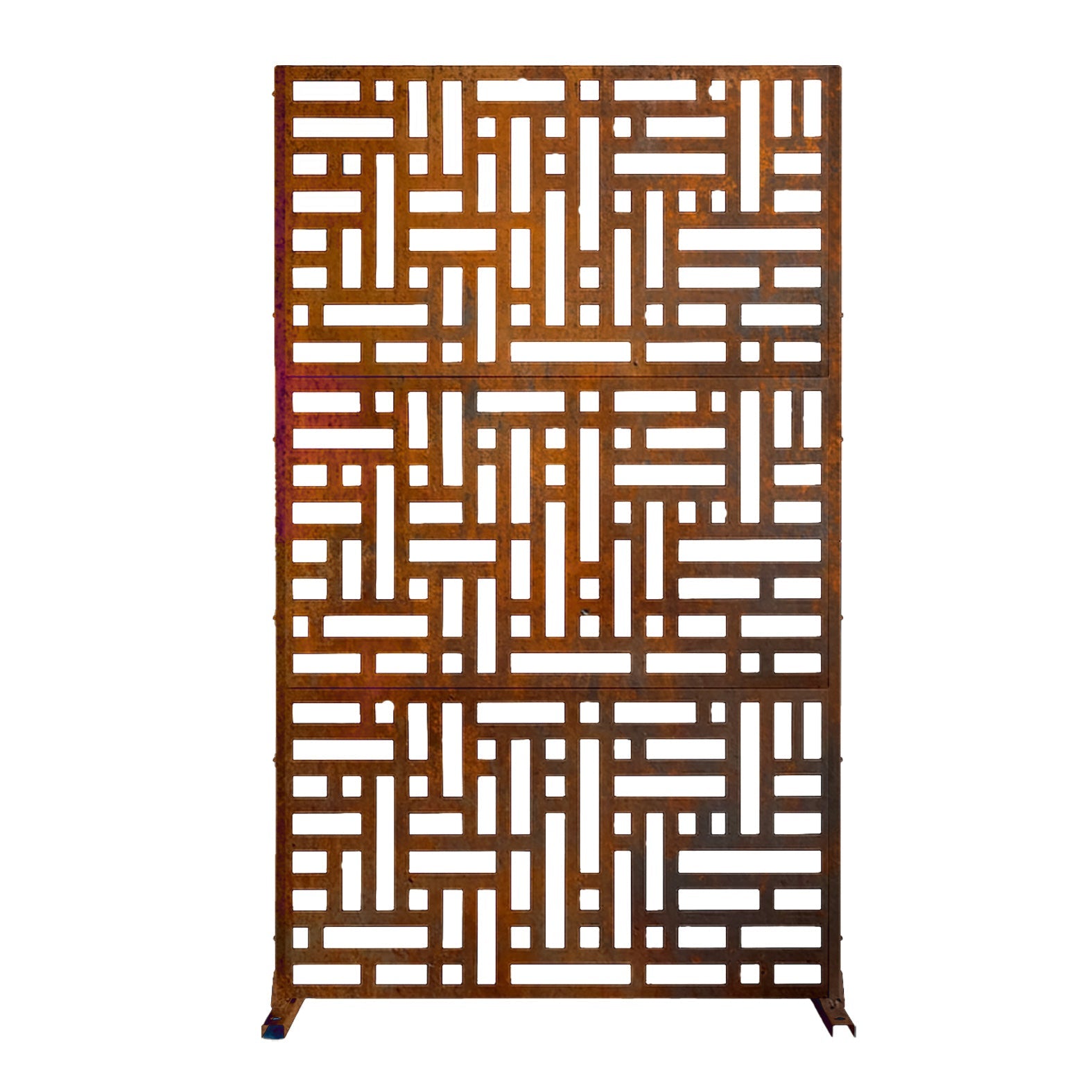 Metal Indoor/Outdoor Privacy Screen 90cm x 180cm - Maze - PN Home