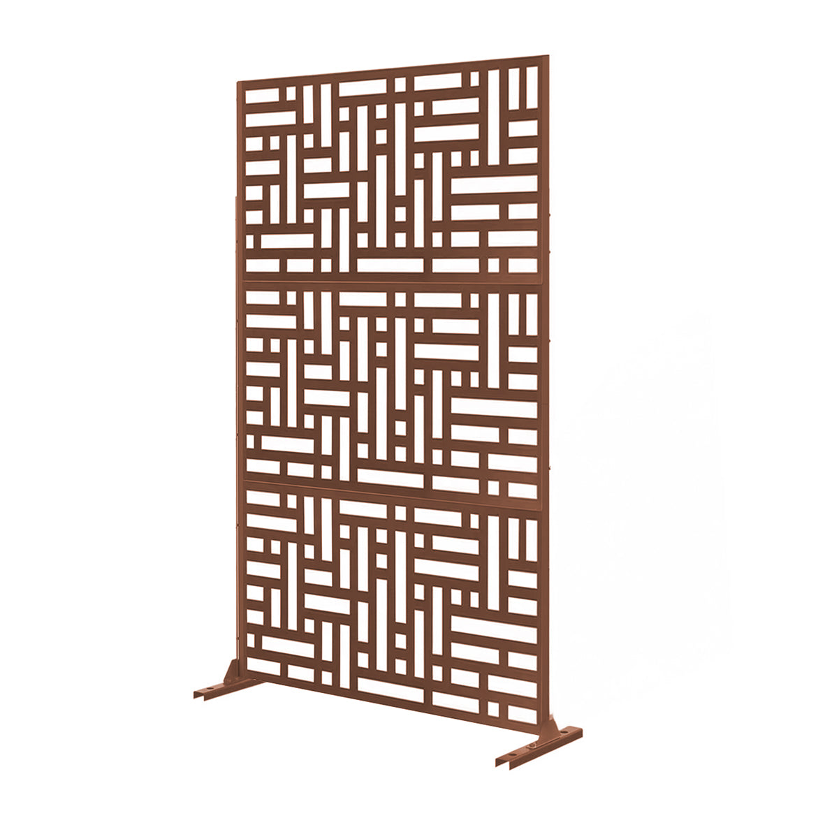 Metal Indoor/Outdoor Privacy Screen 90cm x 180cm - Maze - PN Home