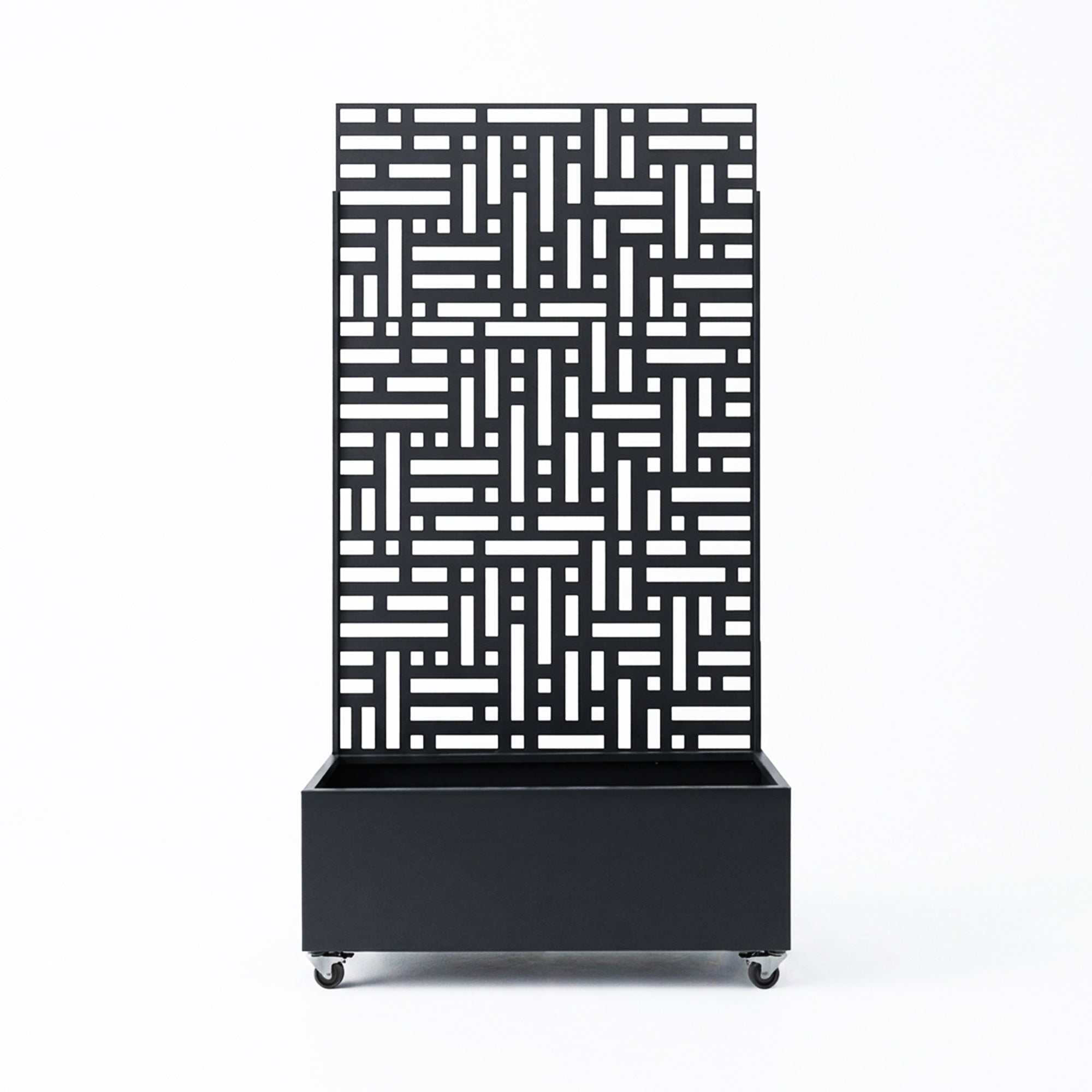 Metal Indoor/Outdoor Privacy Screen with Plant Pot - 90cm x 180cm