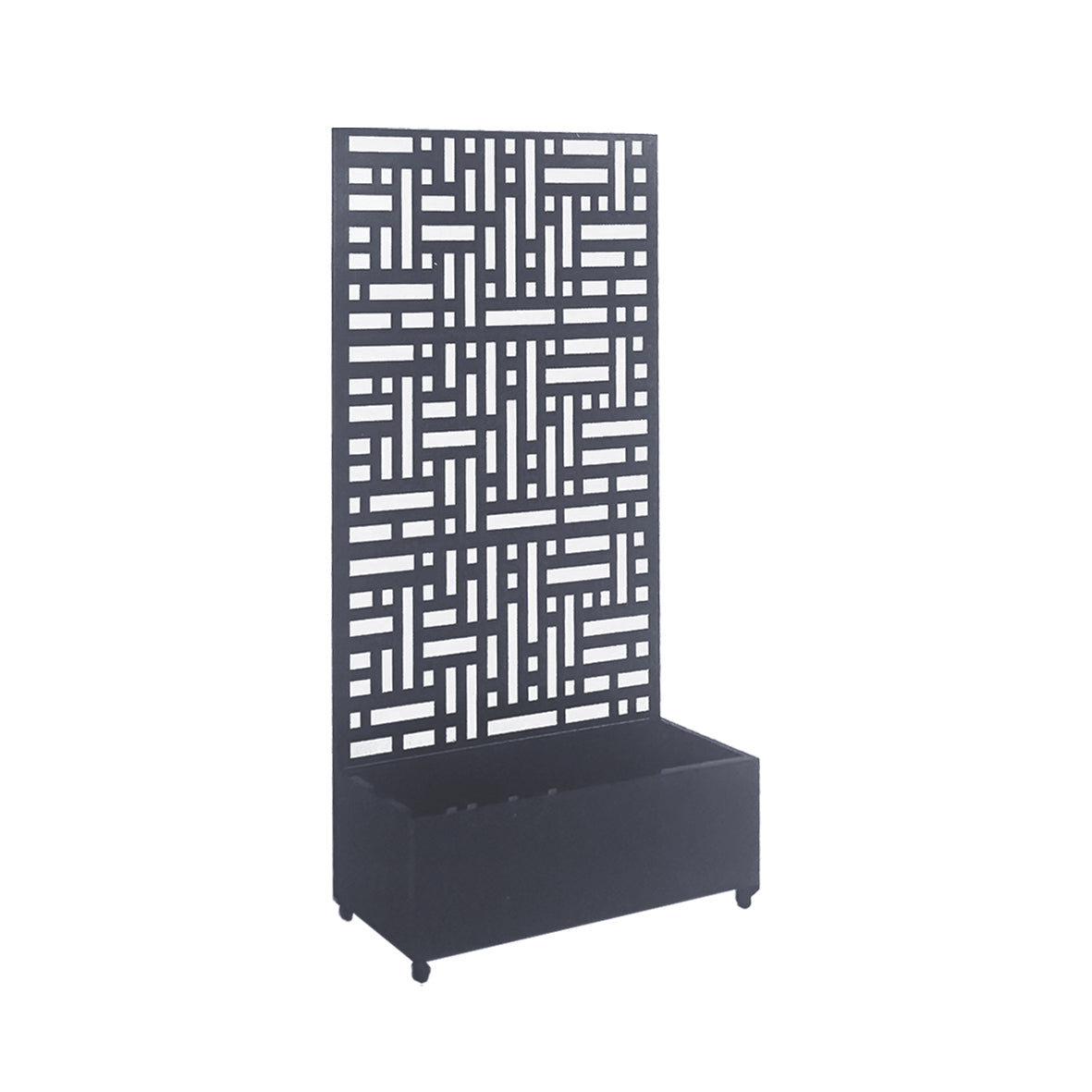 Metal Indoor/Outdoor Privacy Screen with Plant Pot - 90cm x 180cm - PN Home