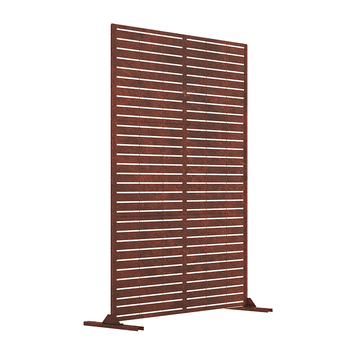 Metal Indoor/Outdoor Privacy Screen 90cm x 180cm - Slats - PN Home