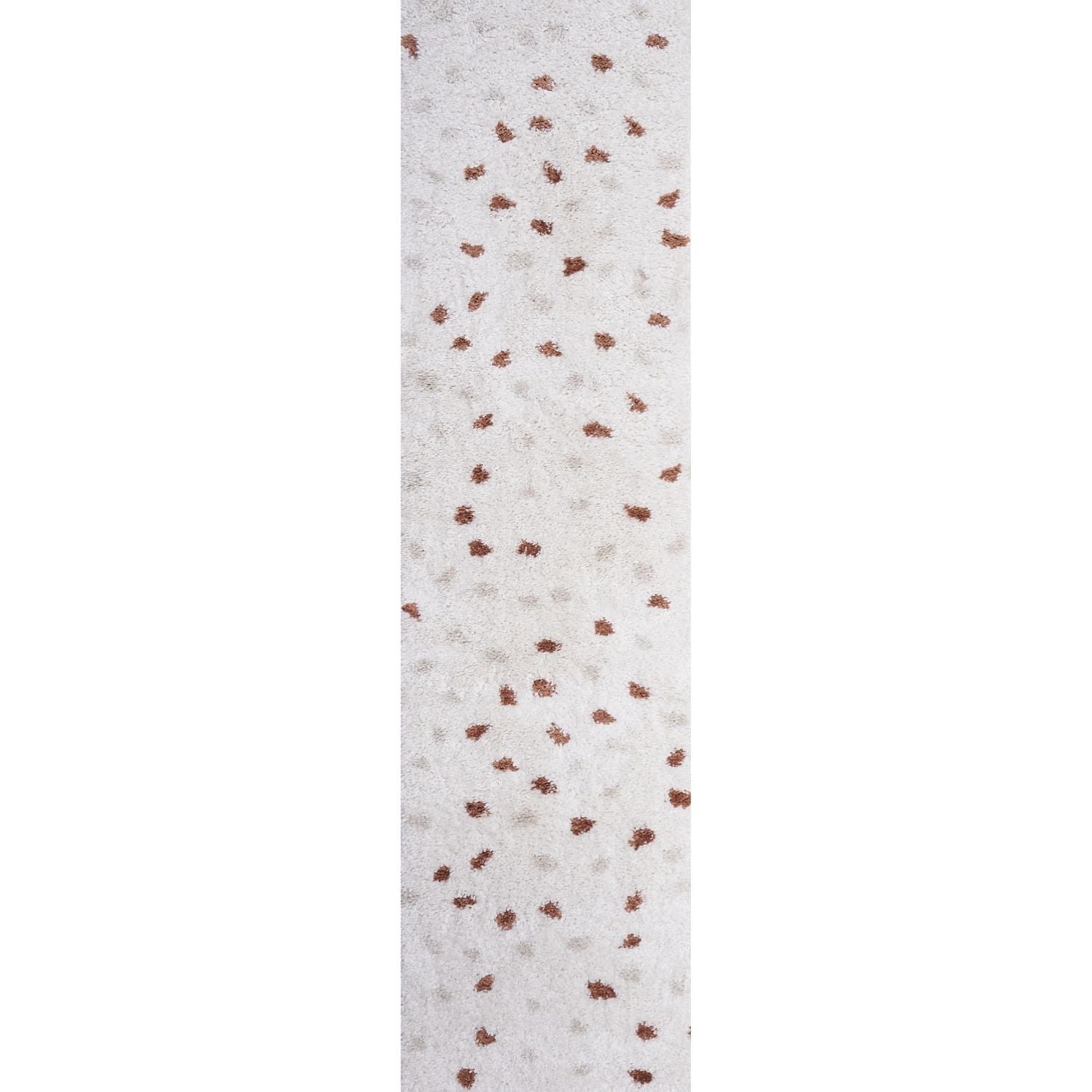 Moodi Shaggy Cream/Terra Biscotti Rug - PN Home