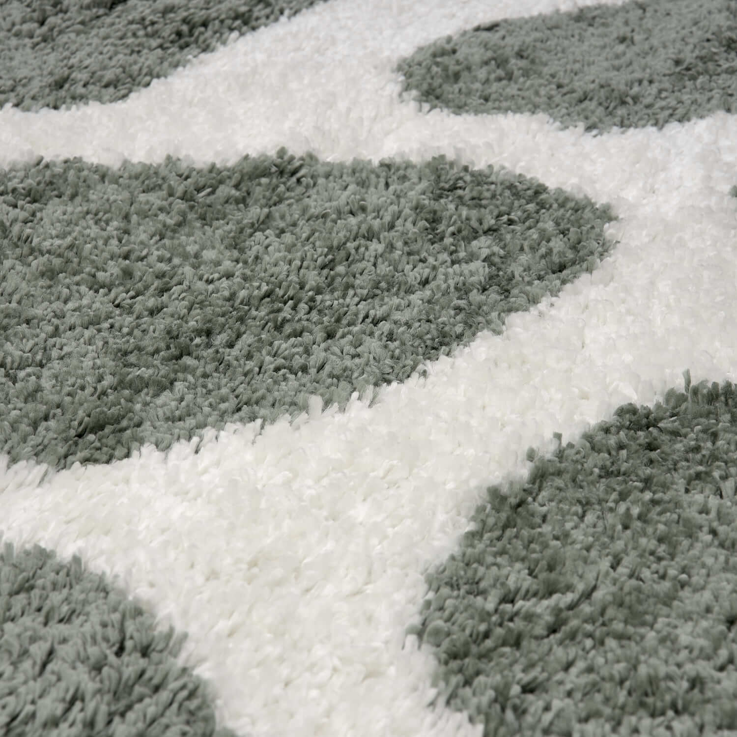 Moodi Shaggy Green Erosan Rug - PN Home