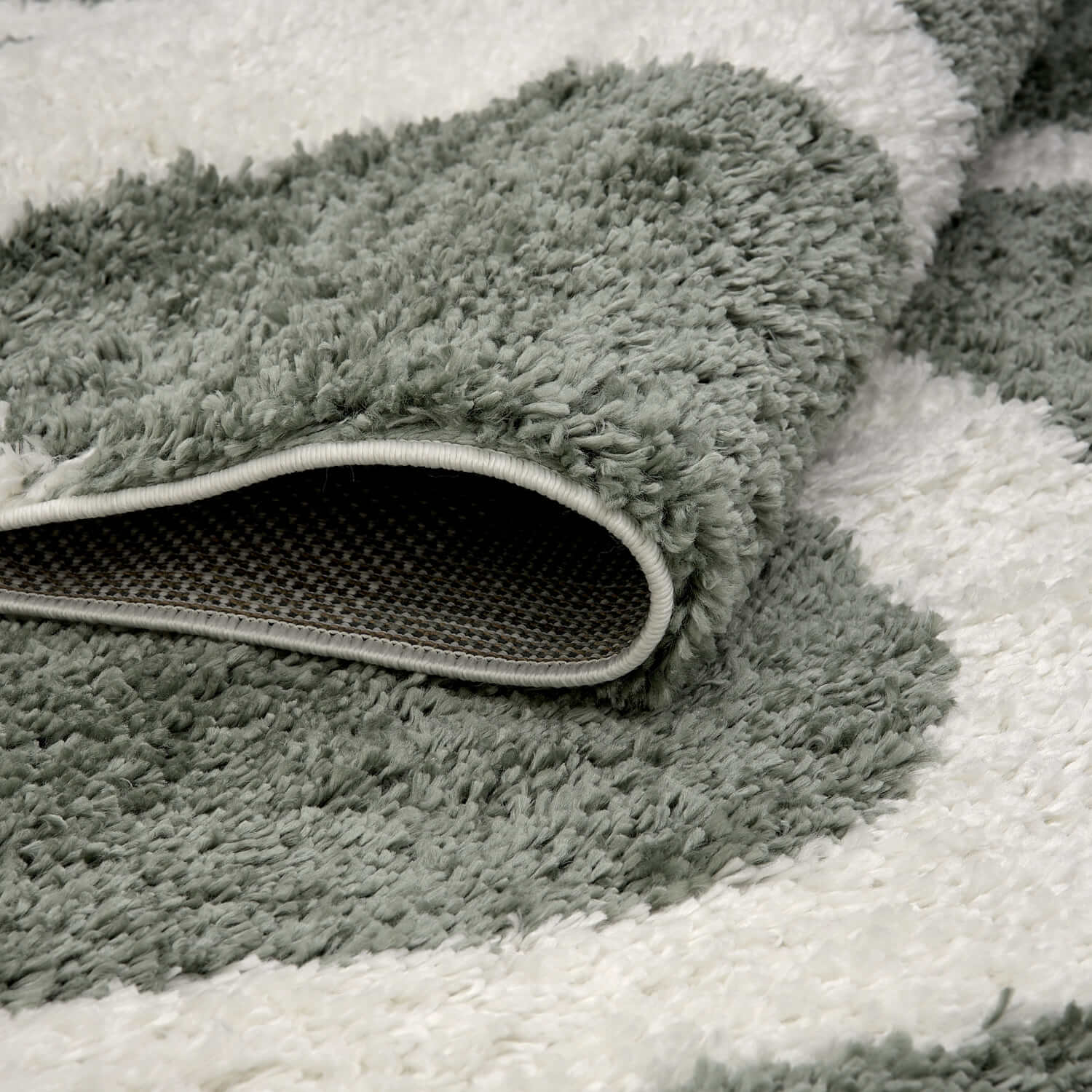 Moodi Shaggy Green Erosan Rug - PN Home