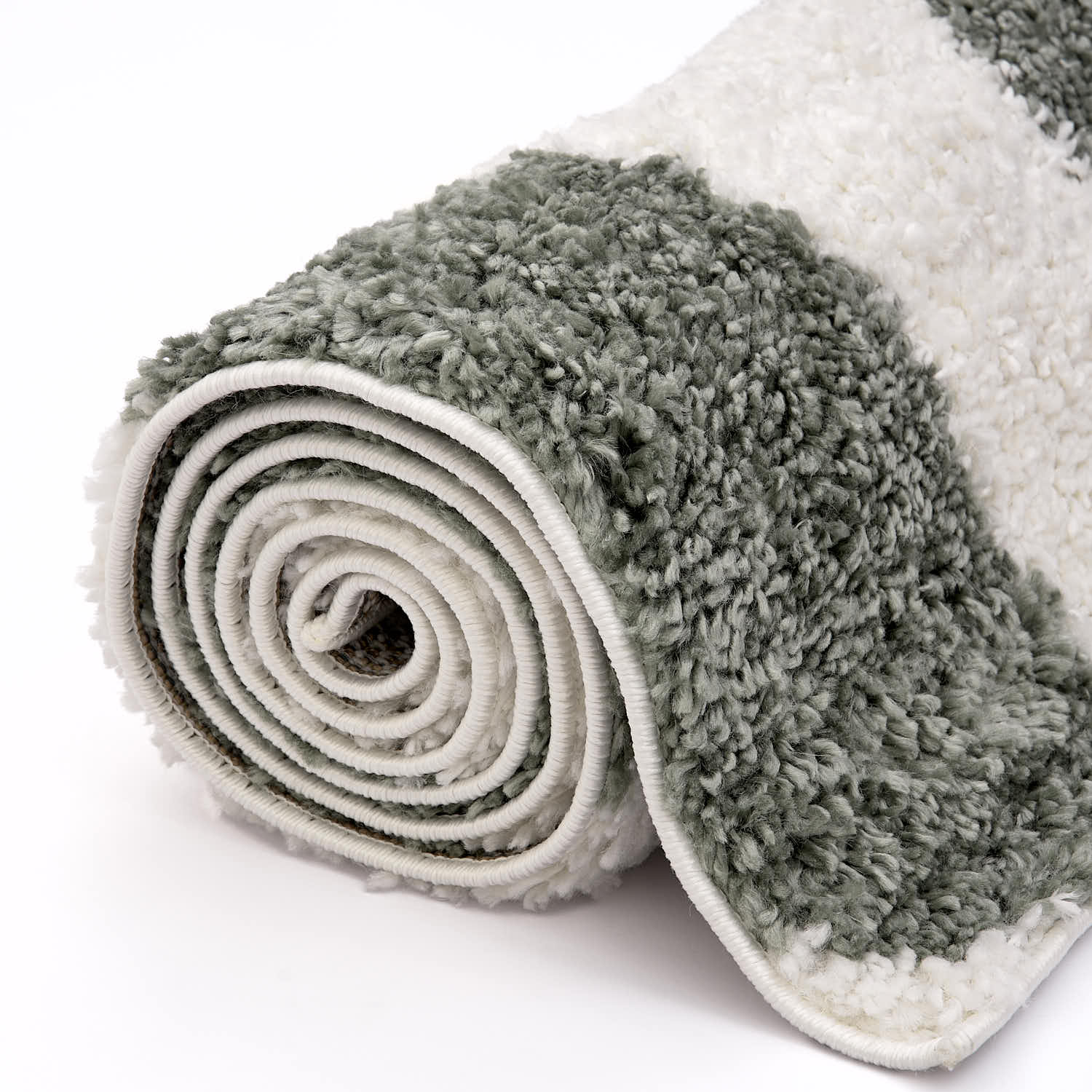 Moodi Shaggy Green Erosan Rug - PN Home