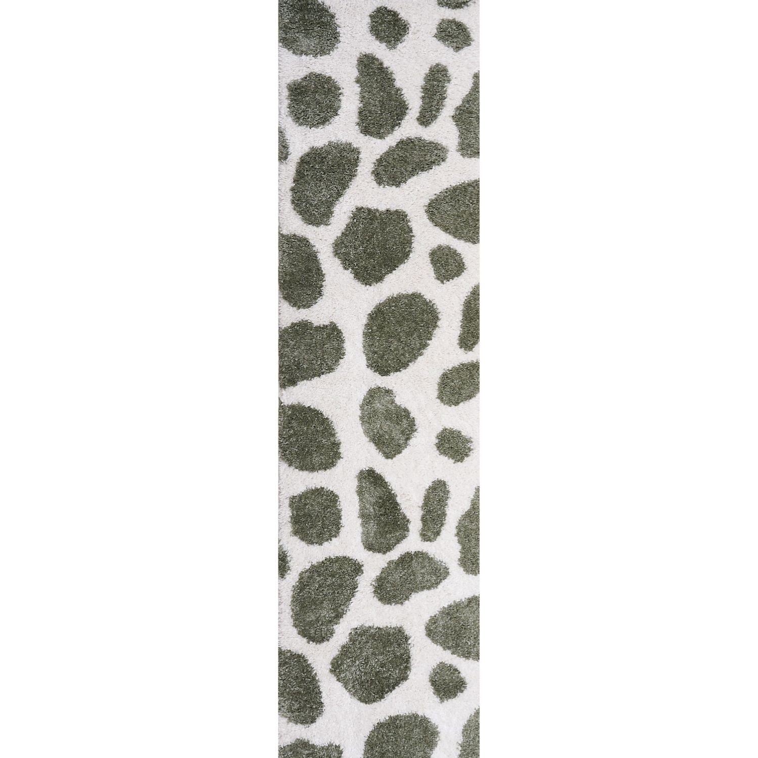 Moodi Shaggy Green Erosan Rug - PN Home
