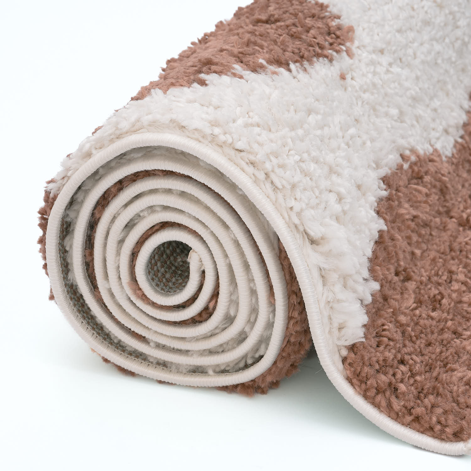 Moodi Shaggy Terra Froth Rug - PN Home