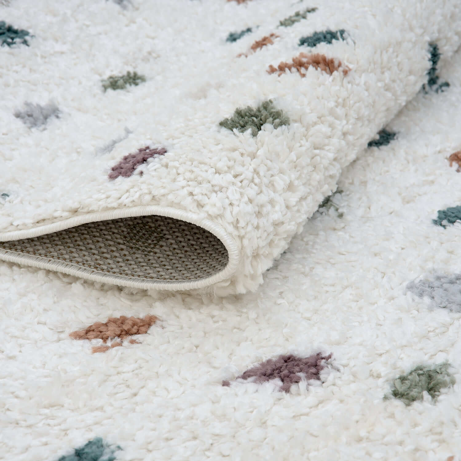 Moodi Shaggy Multicolour Jubile Rug - PN Home