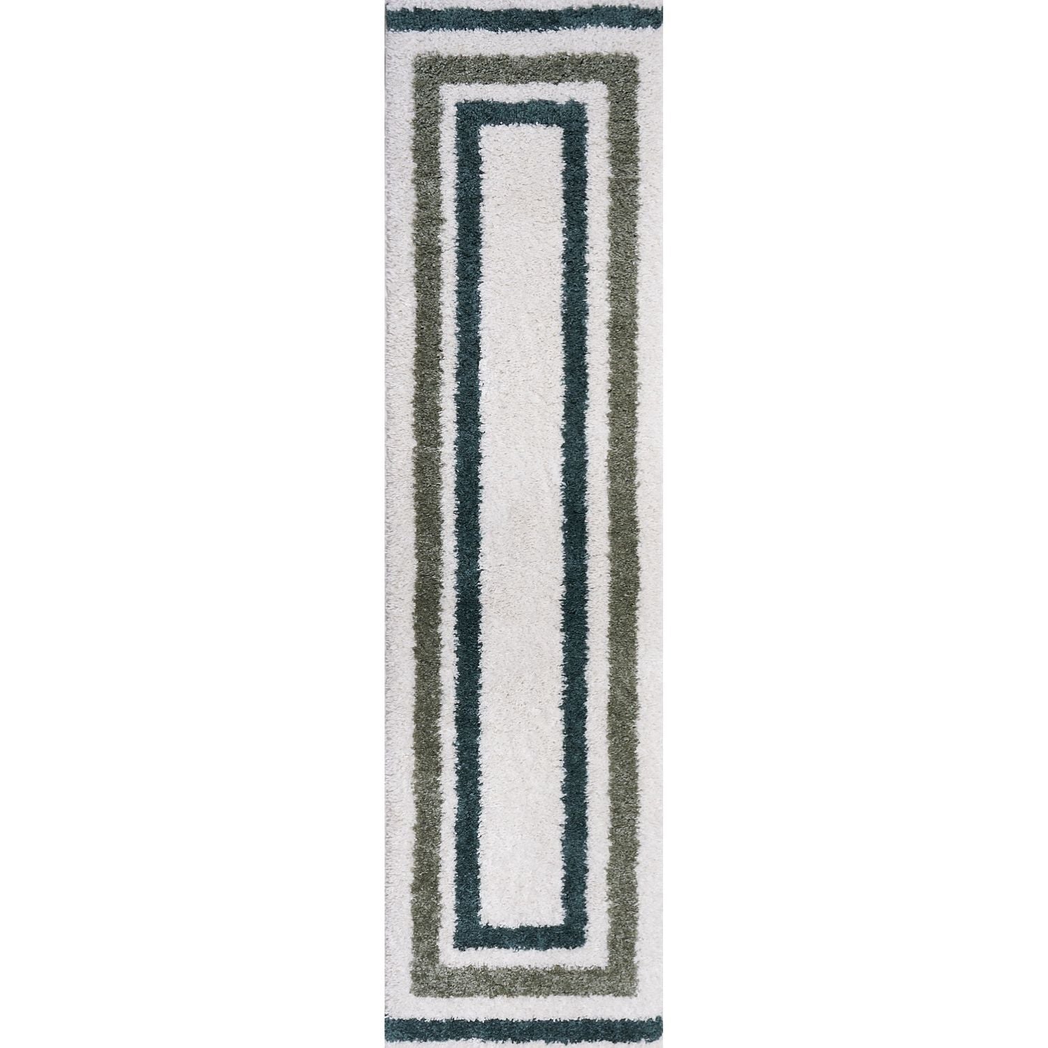 Moodi Shaggy Green Marina Rug - PN Home